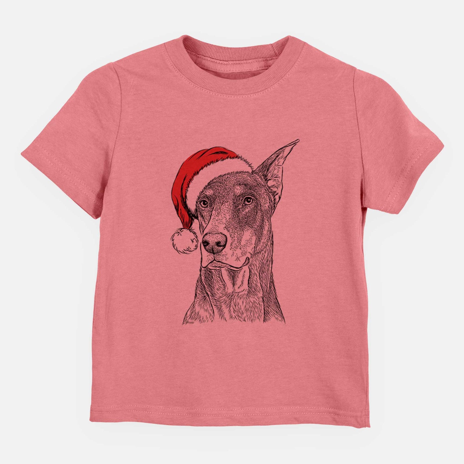 Santa RJ the Doberman Pinscher - Kids/Youth/Toddler Shirt