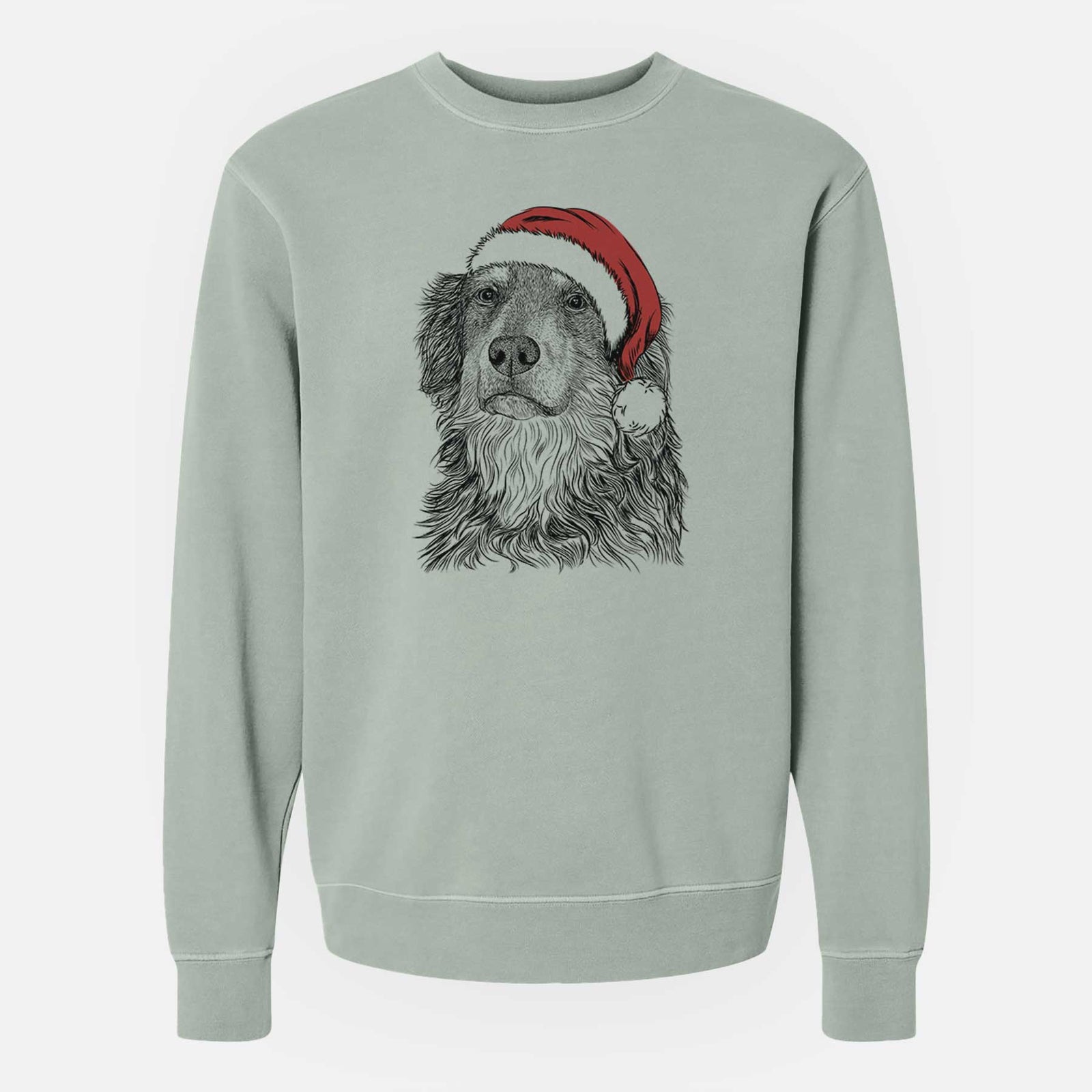Santa Ranger the Mixed Breed - Unisex Pigment Dyed Crew Sweatshirt