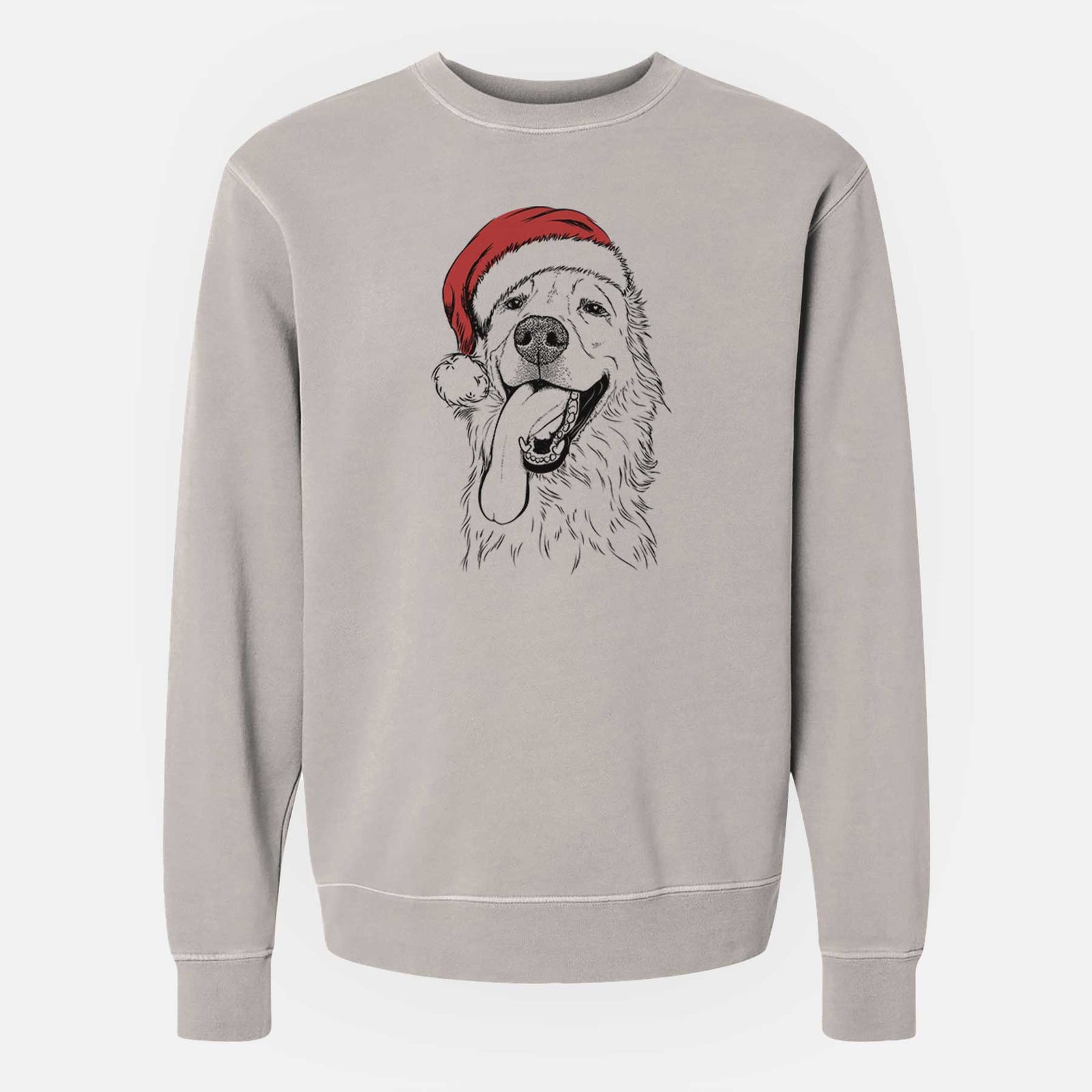 Santa Ranger the Mixed Breed - Unisex Pigment Dyed Crew Sweatshirt