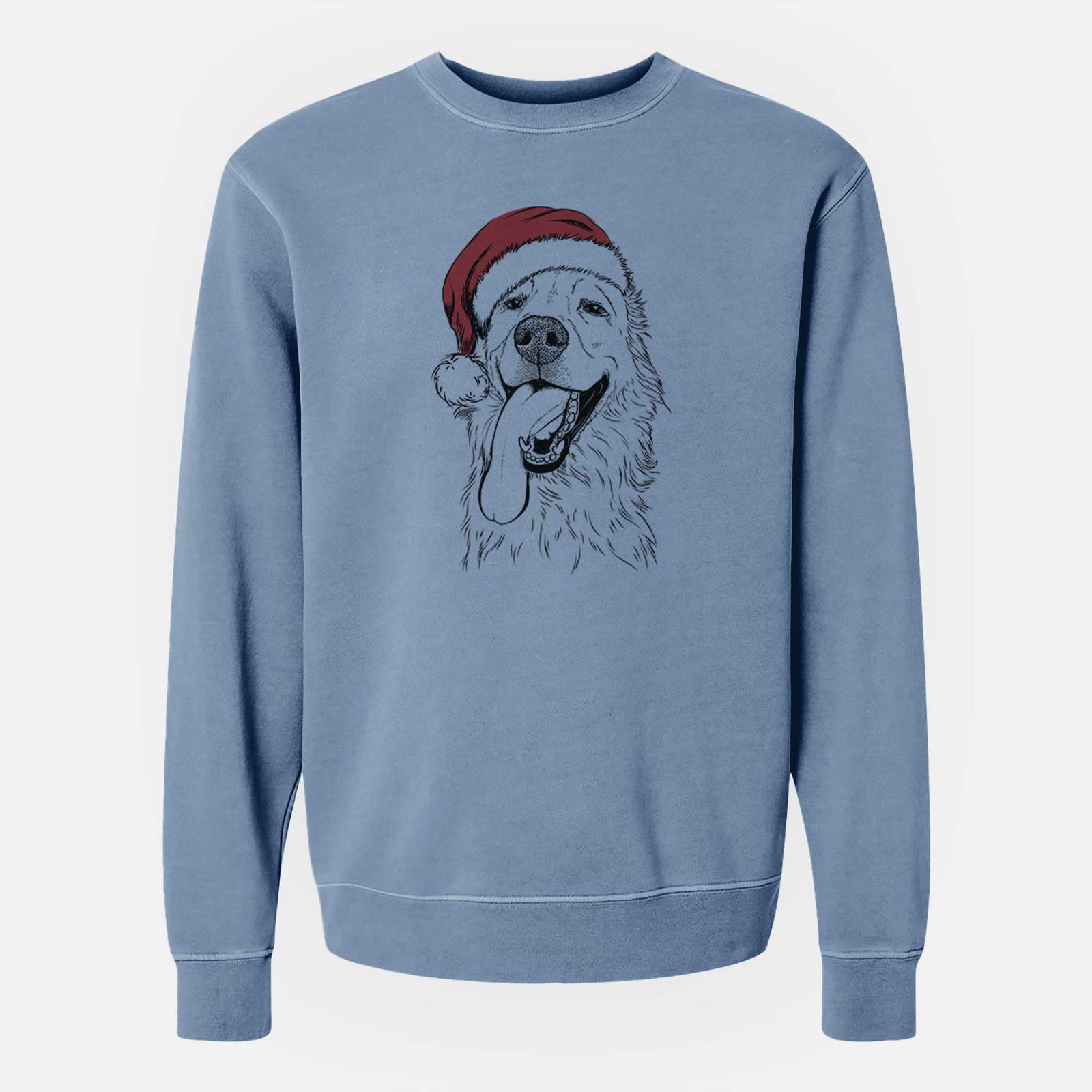 Santa Ranger the Mixed Breed - Unisex Pigment Dyed Crew Sweatshirt