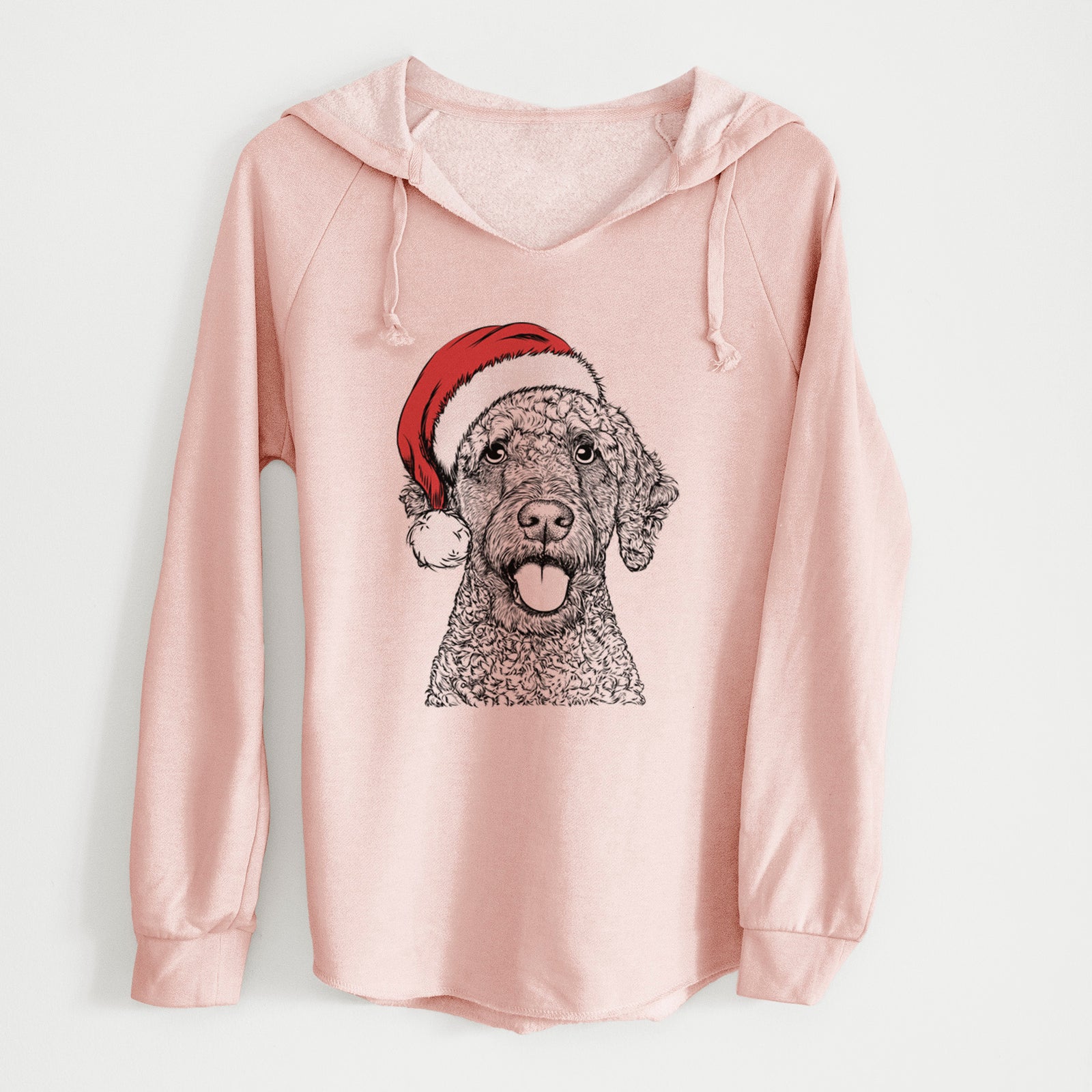 Santa Reina the Spanish Water Dog - Cali Wave Hooded Sweatshirt