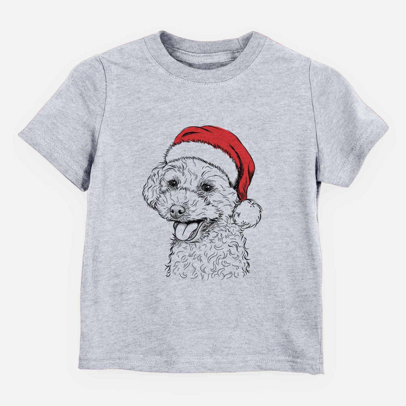 Santa Rocky the Teacup Poodle - Kids/Youth/Toddler Shirt