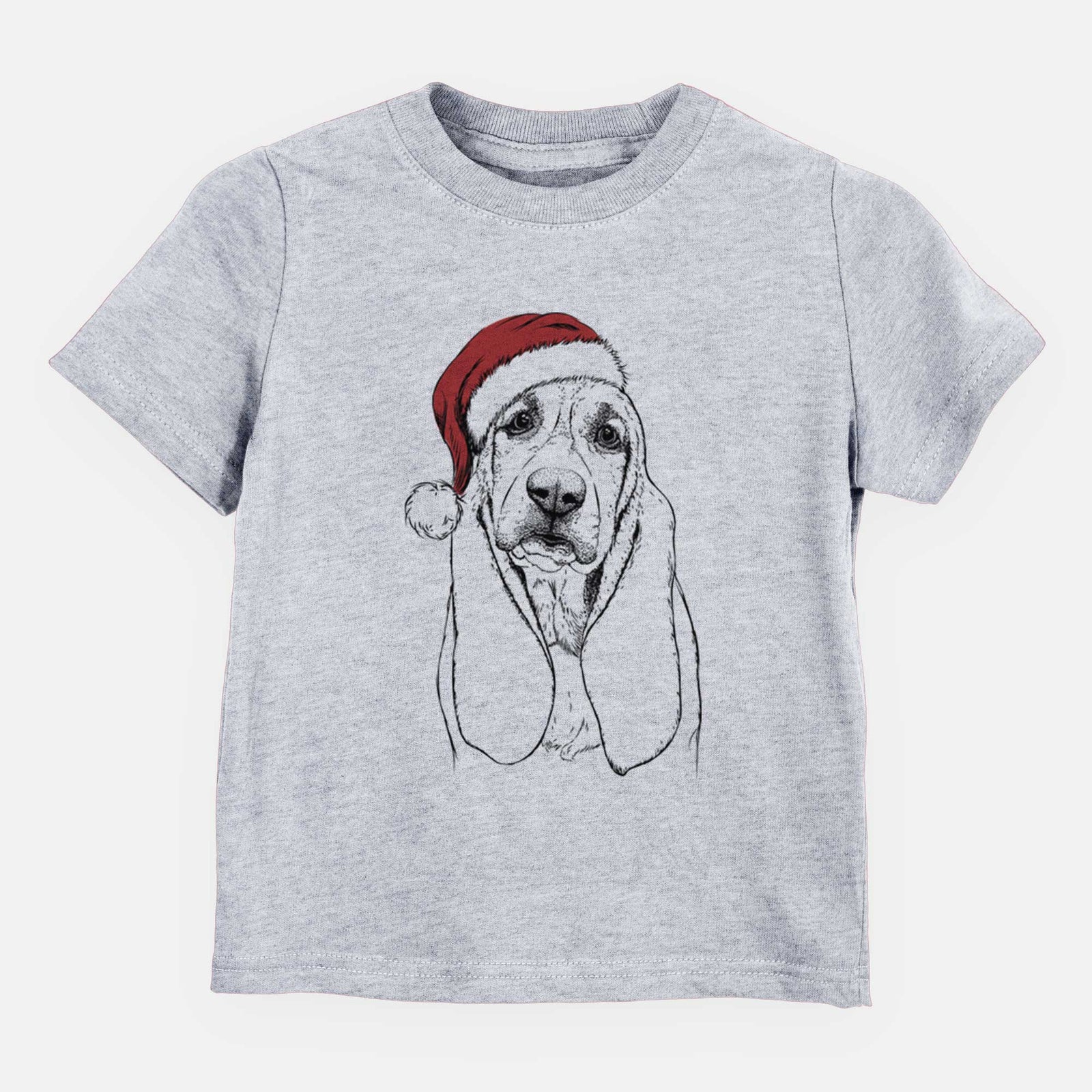 Santa Rolo the Basset Hound - Kids/Youth/Toddler Shirt