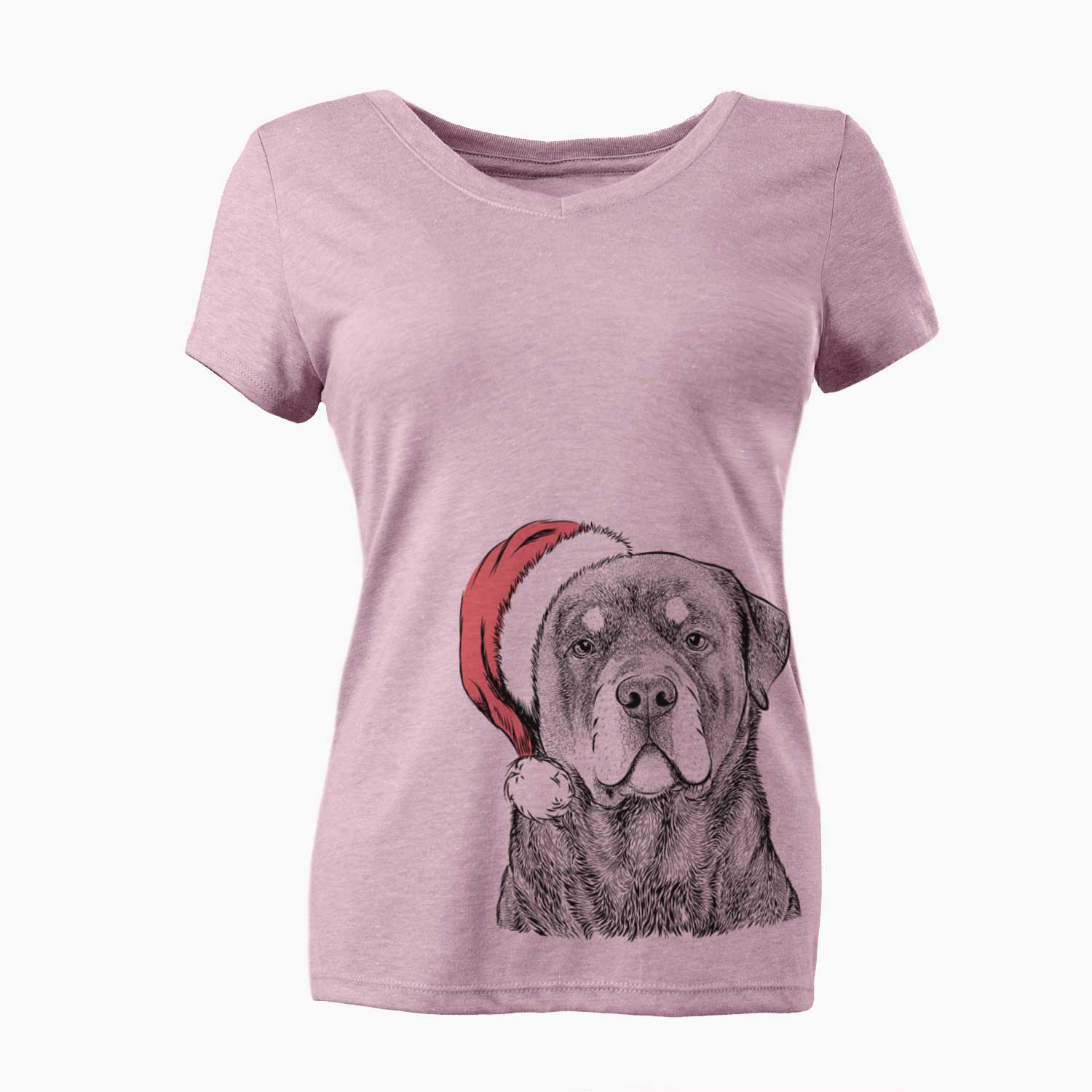 Sarge the Rottweiler - Women's V-neck Shirt