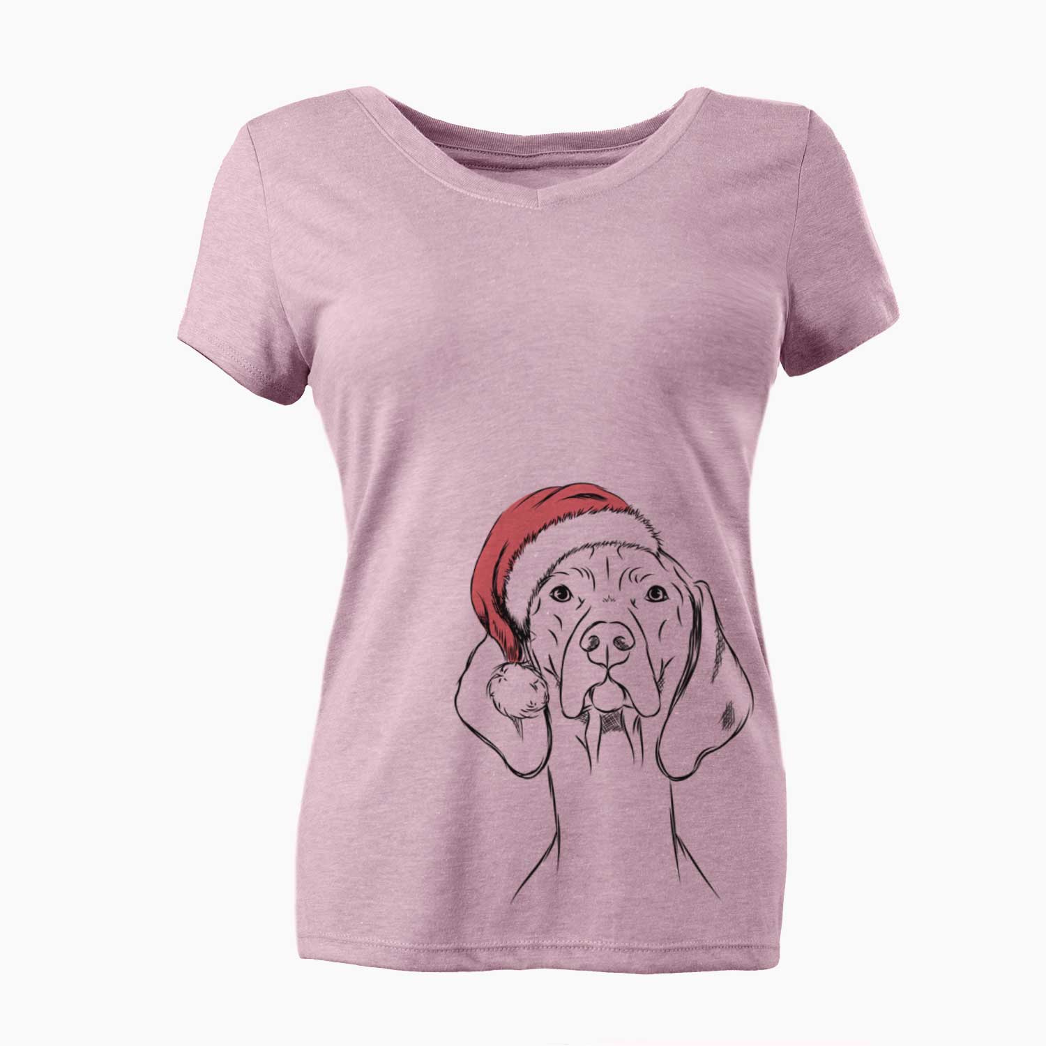 Sawyer the Vizsla - Women's V-neck Shirt
