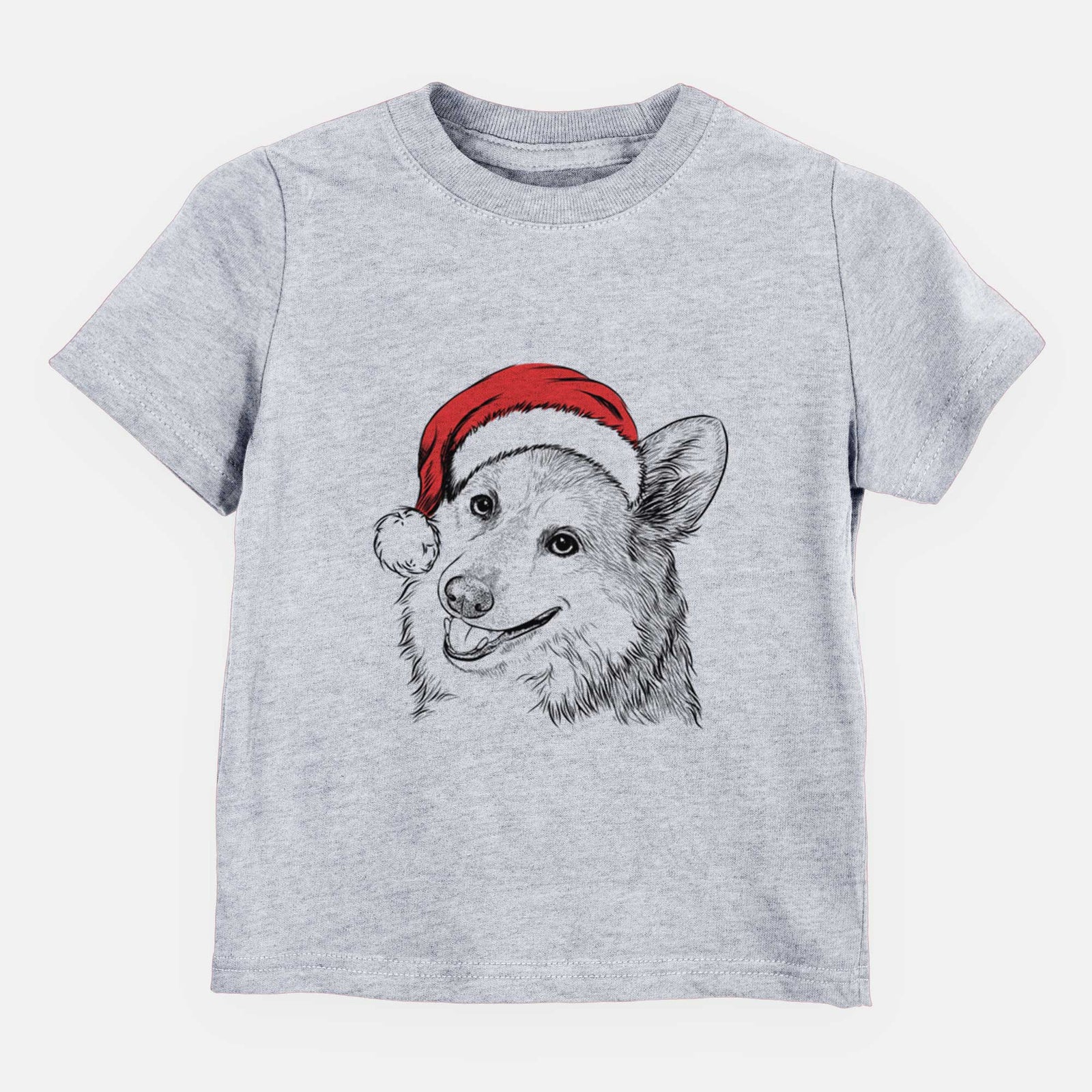 Santa Scout the Pembroke Welsh Corgi - Kids/Youth/Toddler Shirt