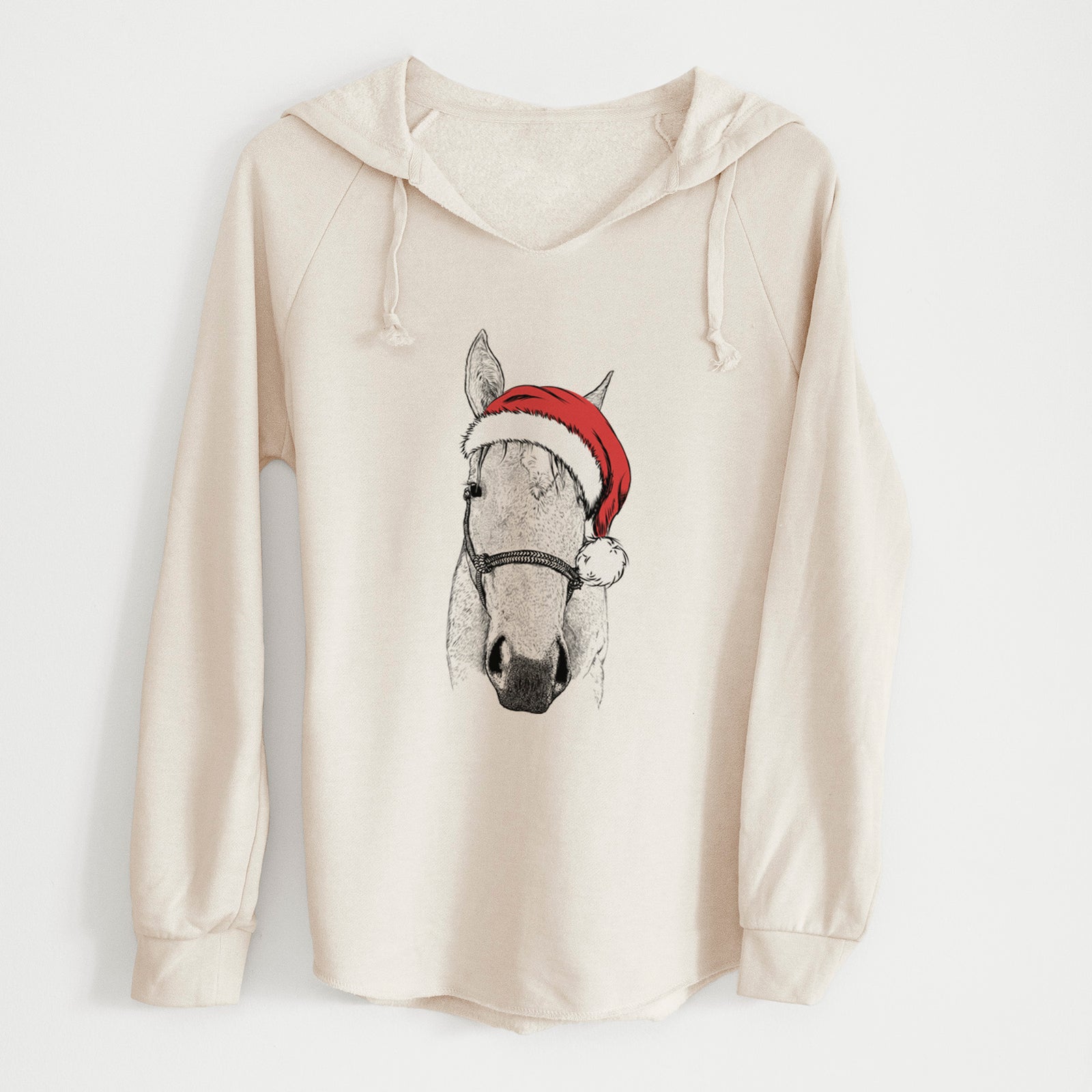 Santa SeaBee the Quarter Horse - Cali Wave Hooded Sweatshirt