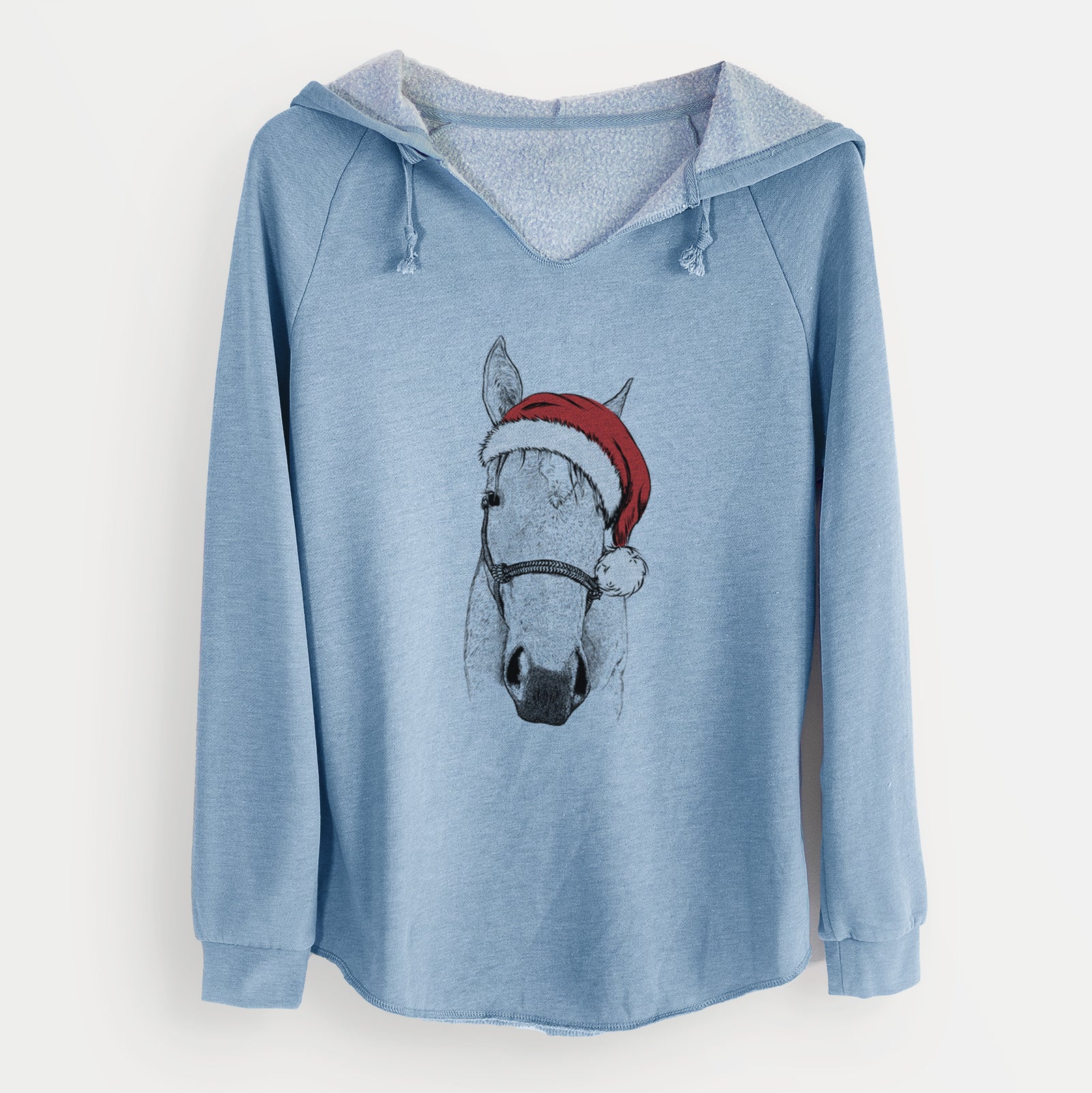 Santa SeaBee the Quarter Horse - Cali Wave Hooded Sweatshirt