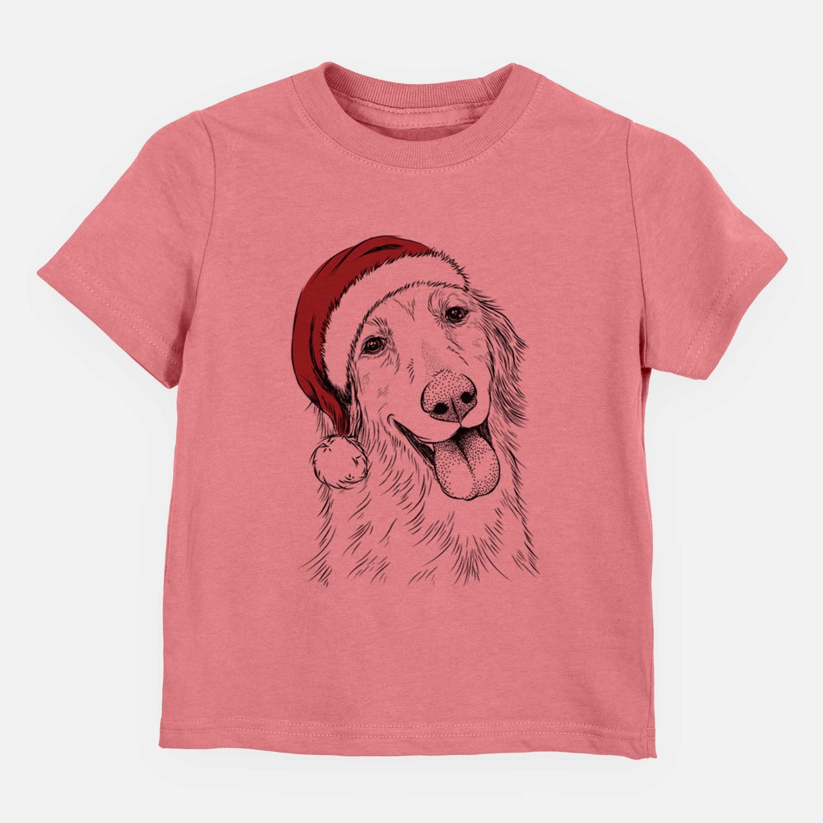 Santa Shelby the Golden Retriever - Kids/Youth/Toddler Shirt