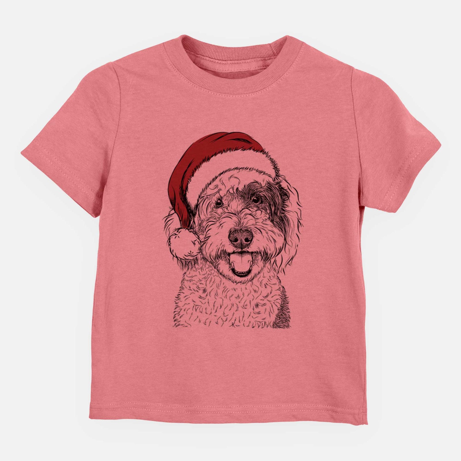 Santa Sherlock the Sheepadoodle - Kids/Youth/Toddler Shirt