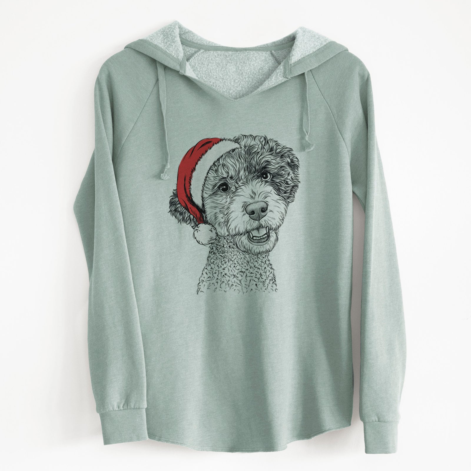 Santa Skipper the Twoodle - Cali Wave Hooded Sweatshirt