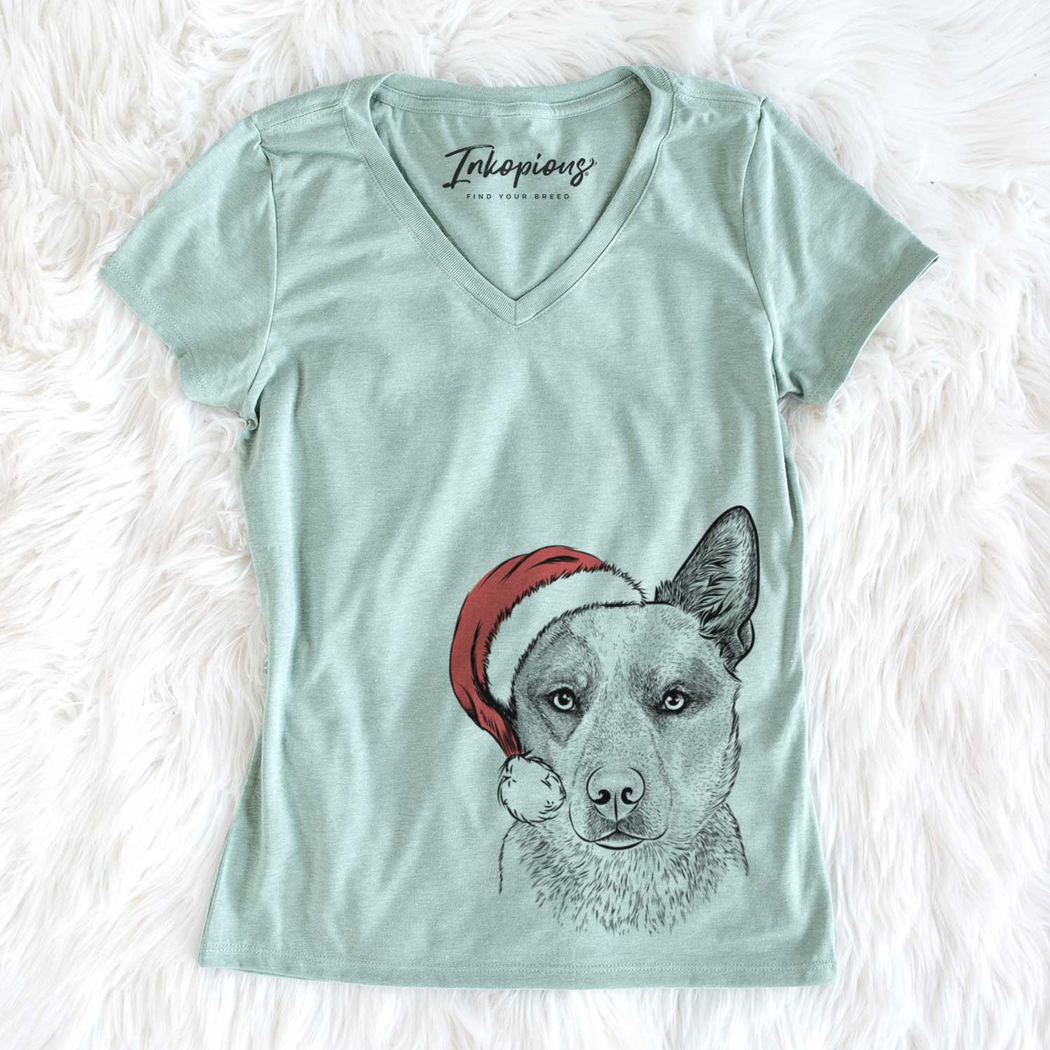 Snap the Australian Cattle Dog - Women's V-neck Shirt