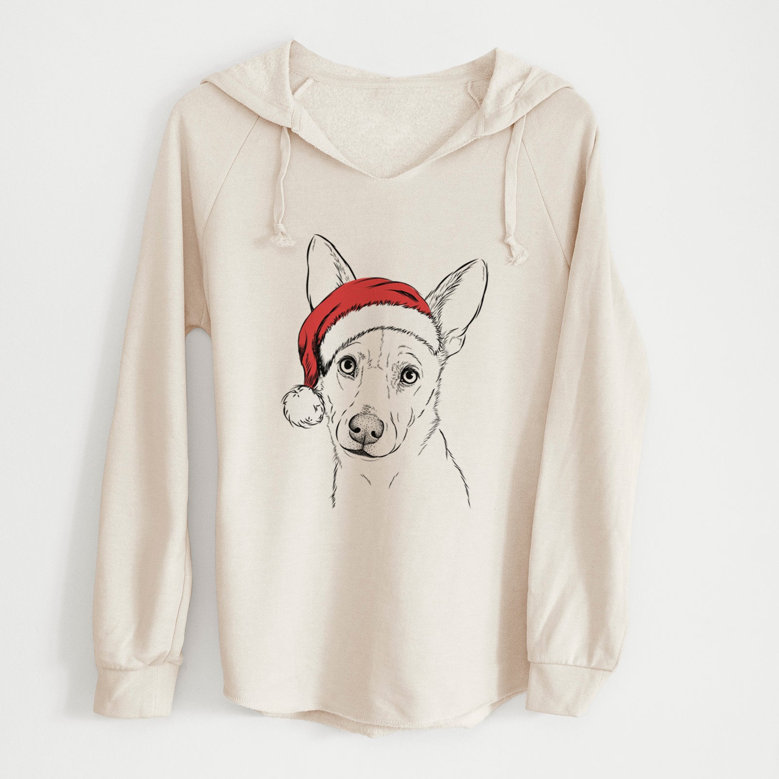 Santa Sooner the Huskimo - Cali Wave Hooded Sweatshirt