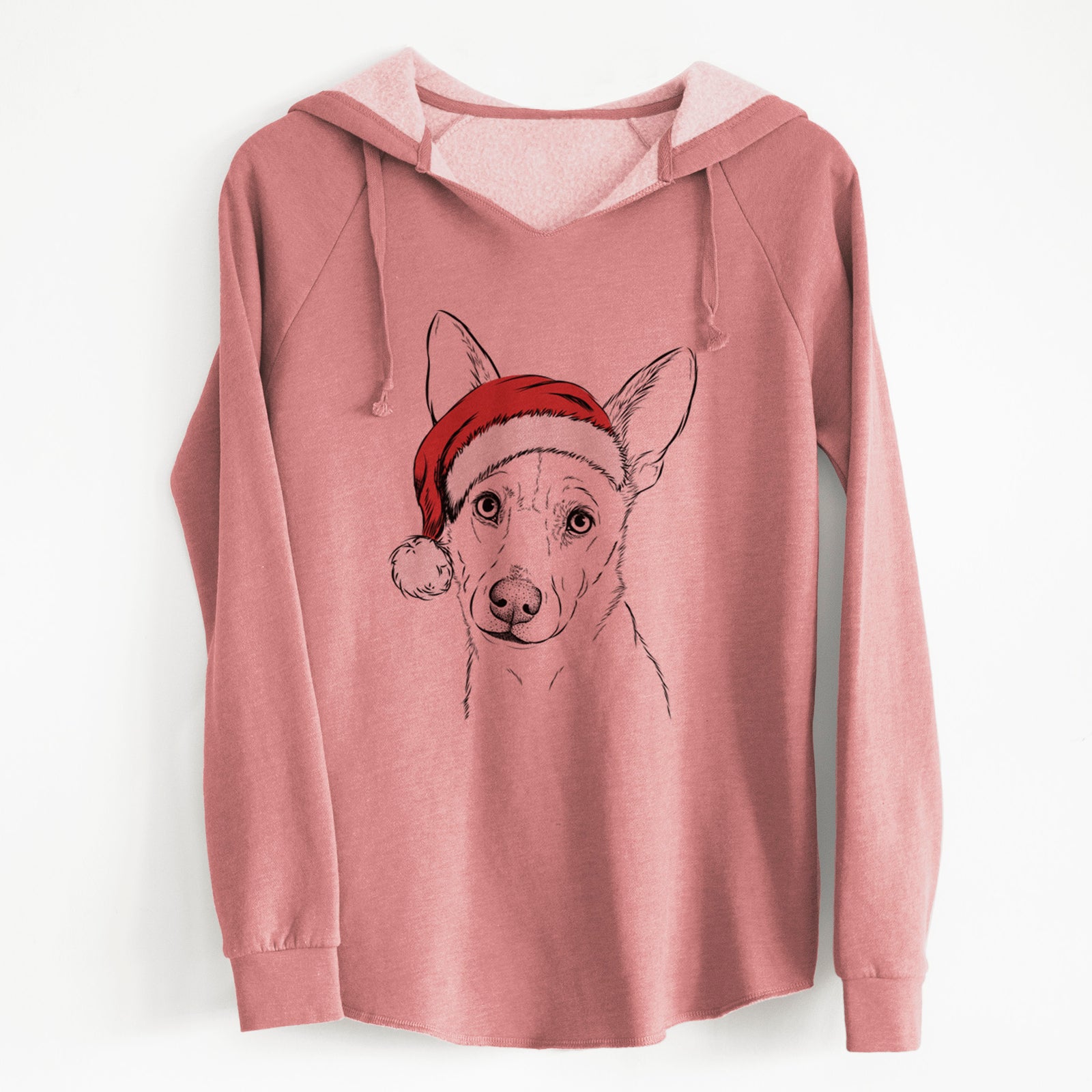 Santa Sooner the Huskimo - Cali Wave Hooded Sweatshirt
