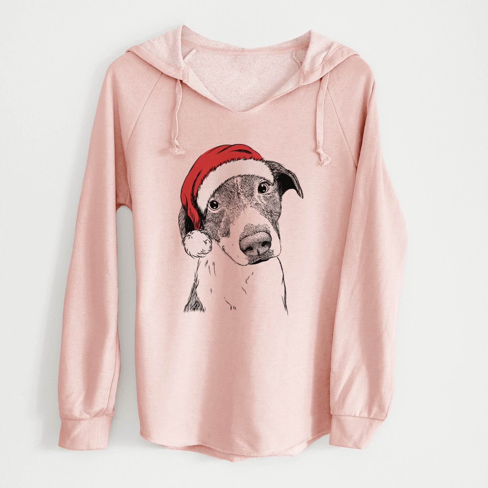 Santa Sophia the Mixed Breed - Cali Wave Hooded Sweatshirt