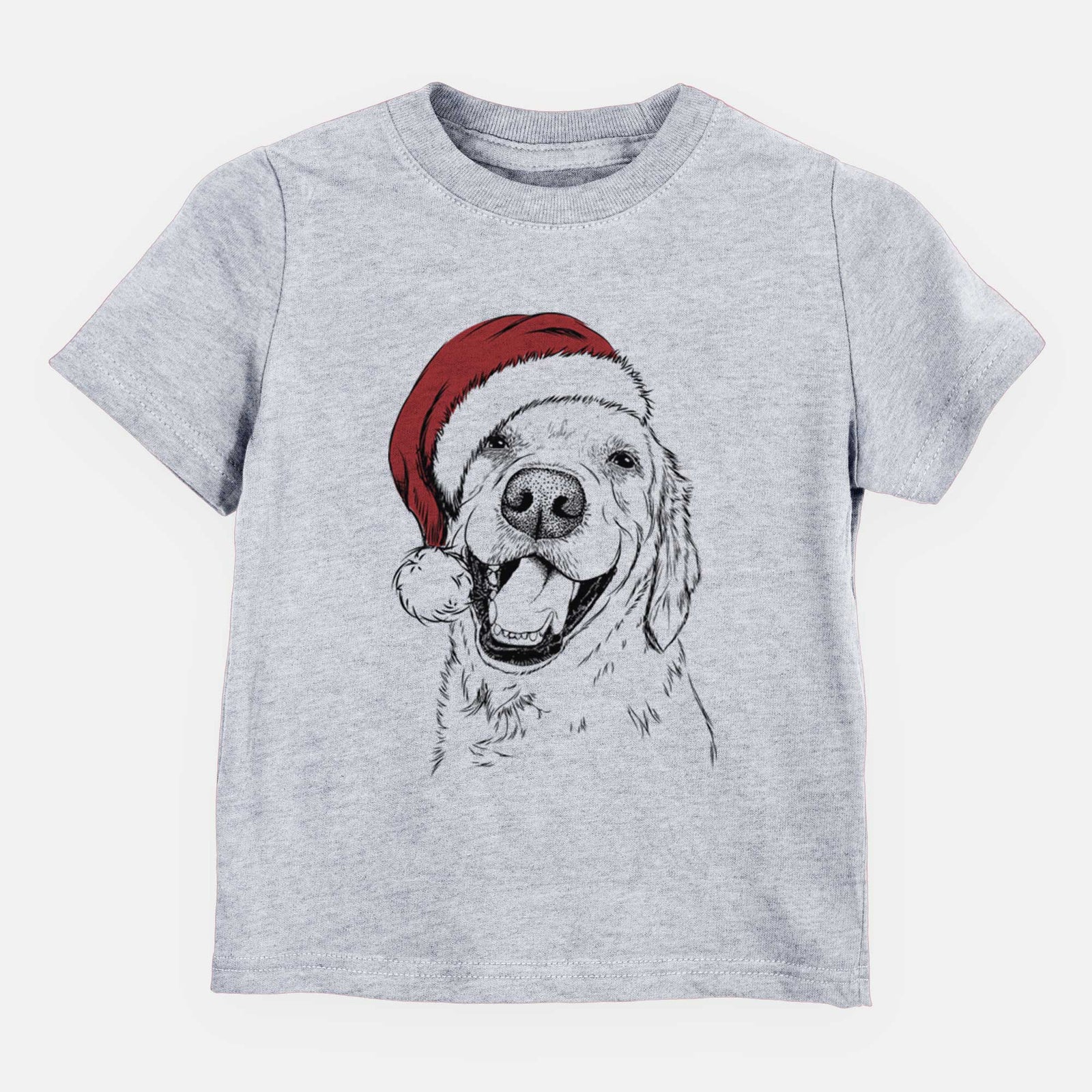 Santa Spanky the Golden Retriever - Kids/Youth/Toddler Shirt