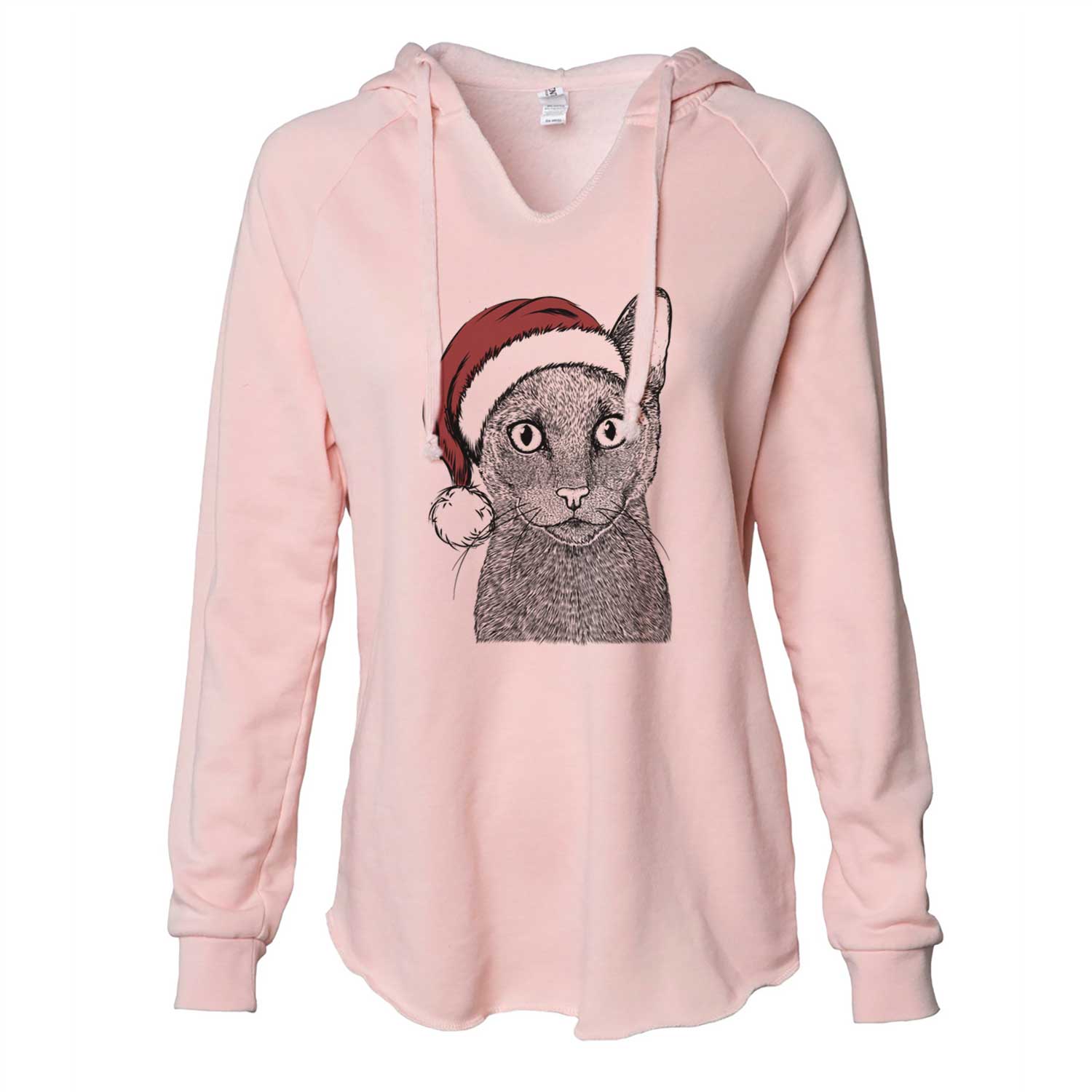 Stanley the Russian Blue Cat - Cali Wave Hooded Sweatshirt