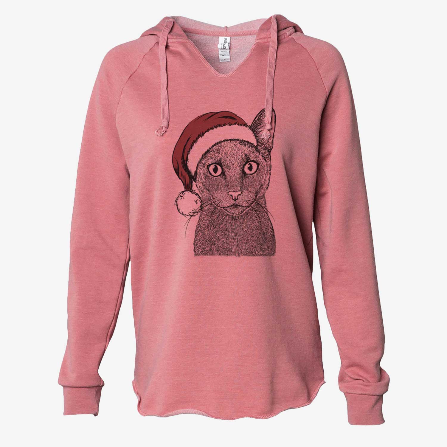 Stanley the Russian Blue Cat - Cali Wave Hooded Sweatshirt