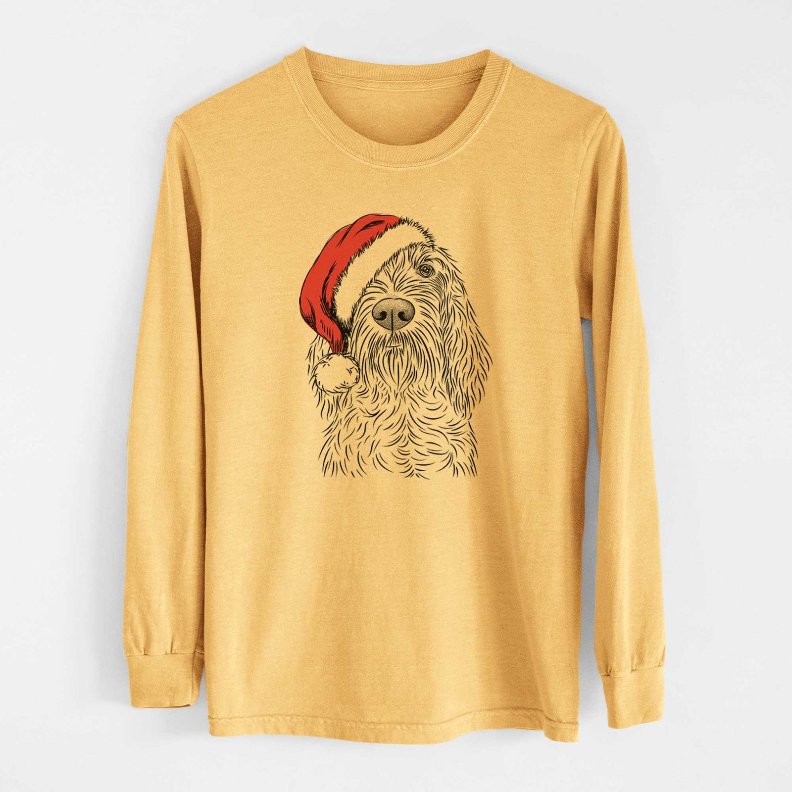 Santa Stefano the Spinone Italiano - Heavyweight 100% Cotton Long Sleeve