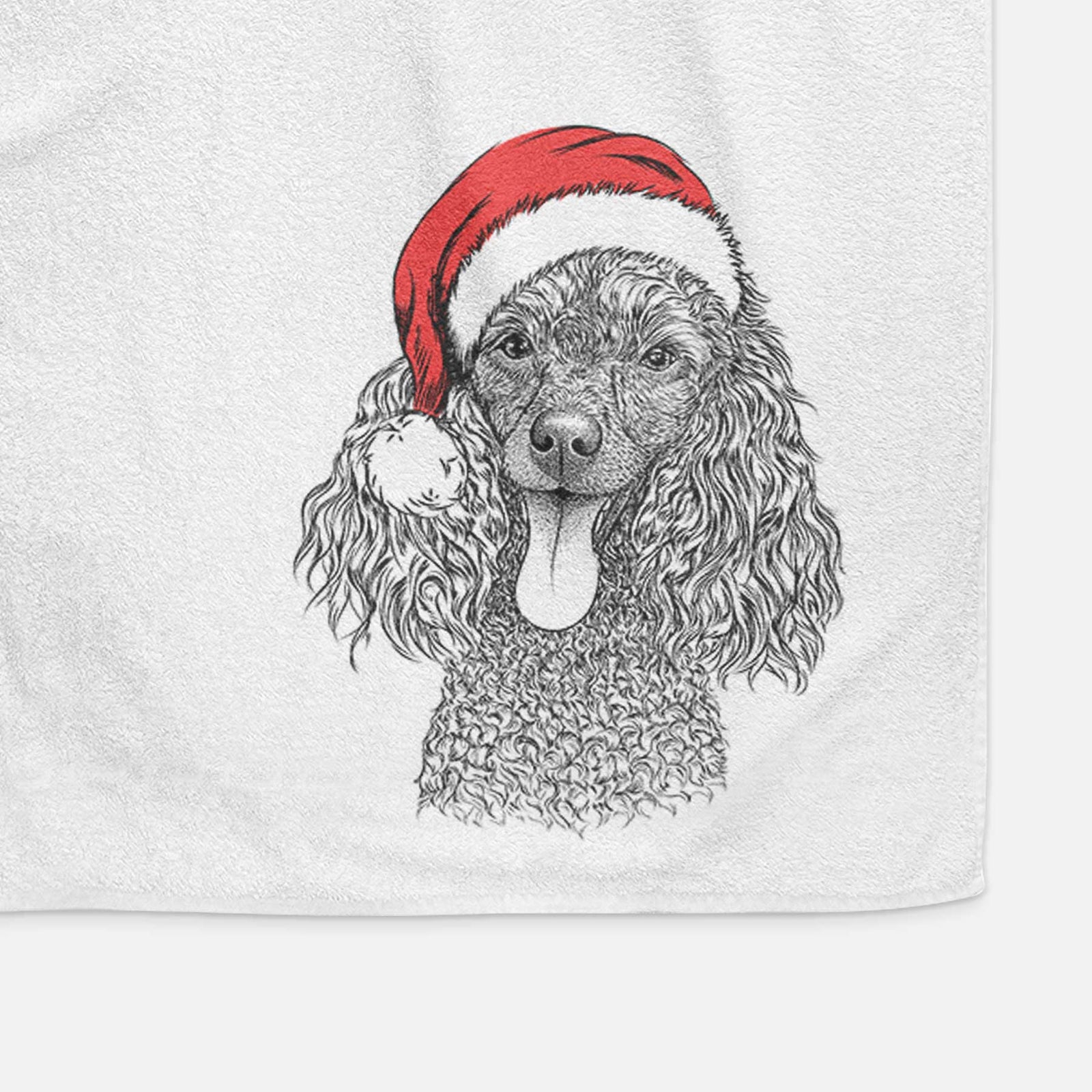 Teddy the Mini Poodle Decorative Hand Towel