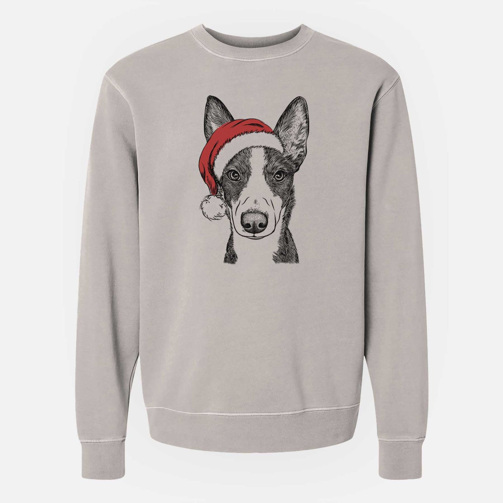 Santa Tigm the Bippet - Unisex Pigment Dyed Crew Sweatshirt