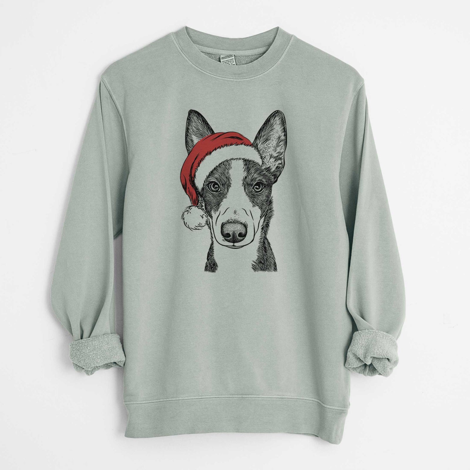 Santa Tigm the Bippet - Unisex Pigment Dyed Crew Sweatshirt
