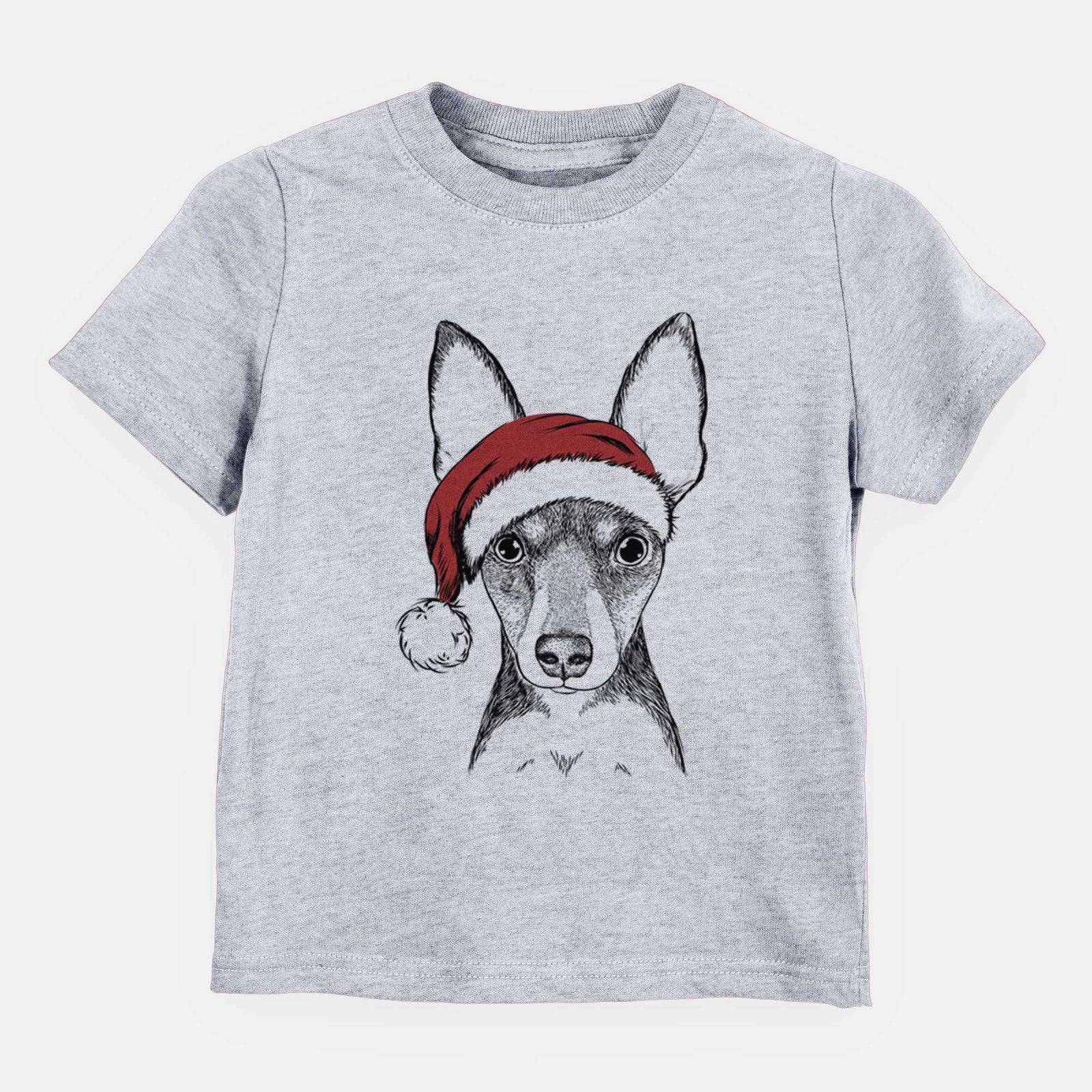 Santa Tiny the Toy Fox Terrier - Kids/Youth/Toddler Shirt