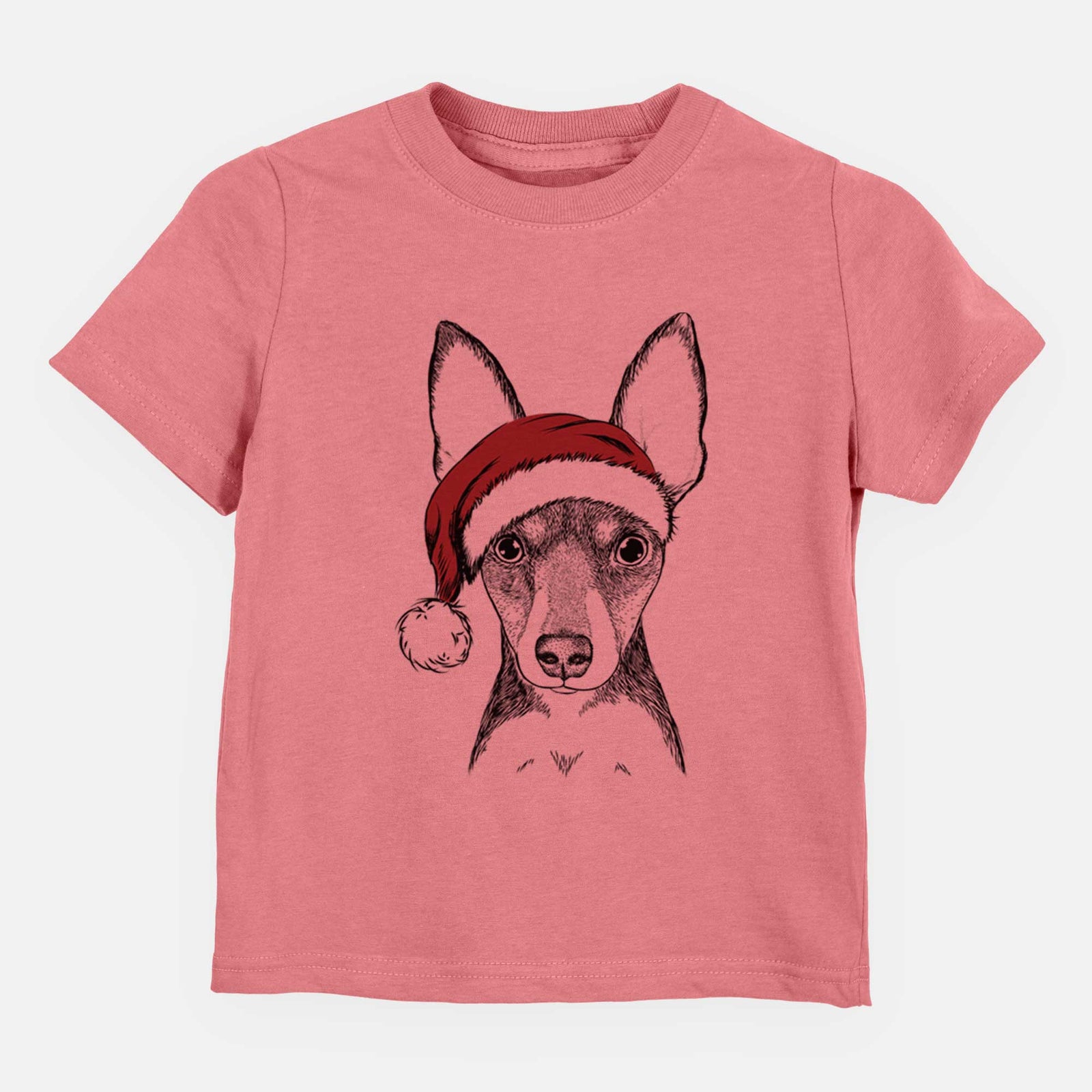 Santa Tiny the Toy Fox Terrier - Kids/Youth/Toddler Shirt