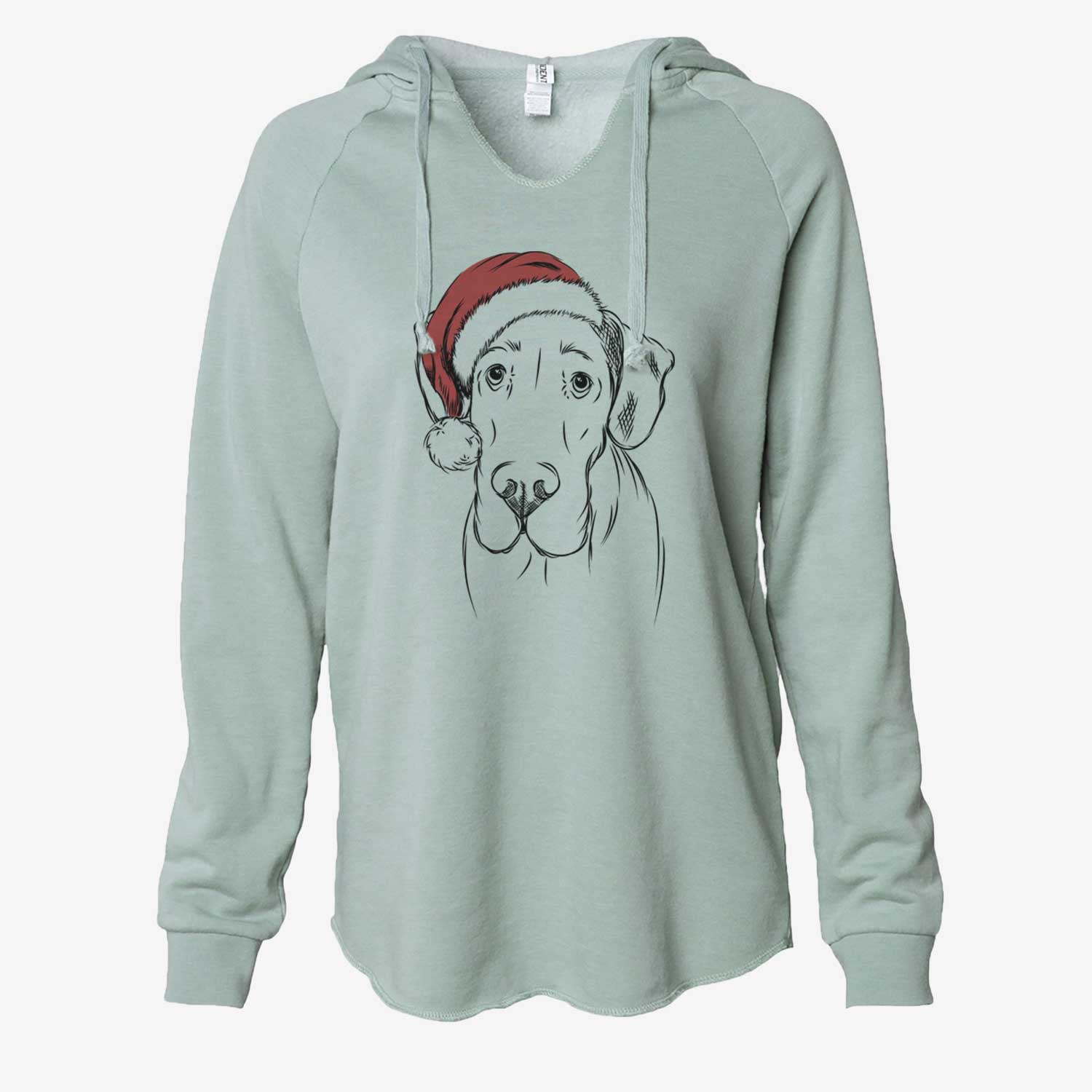 Titus the Great Dane - Cali Wave Hooded Sweatshirt