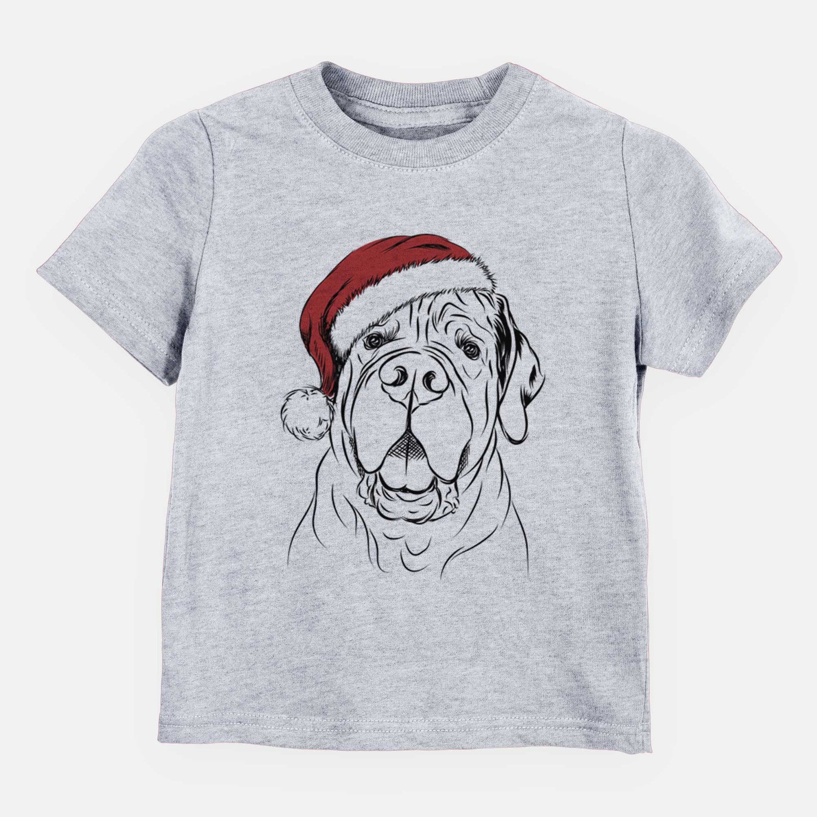 Santa Tufton the English Mastiff - Kids/Youth/Toddler Shirt