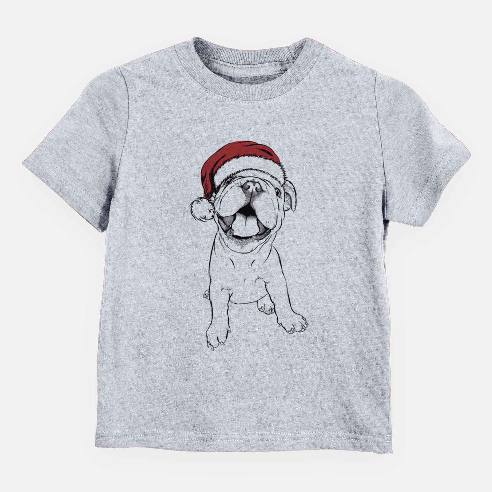 Santa Tyke the English Bulldog - Kids/Youth/Toddler Shirt