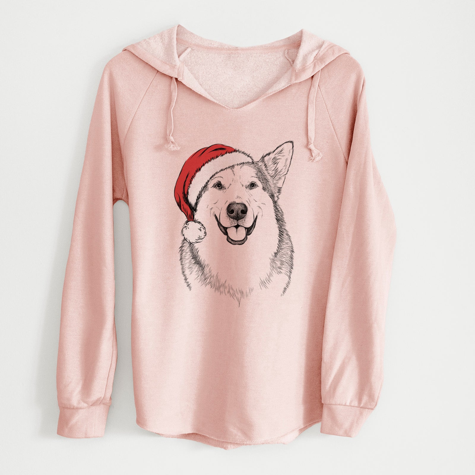 Santa Vader the Alaskan Malamute - Cali Wave Hooded Sweatshirt