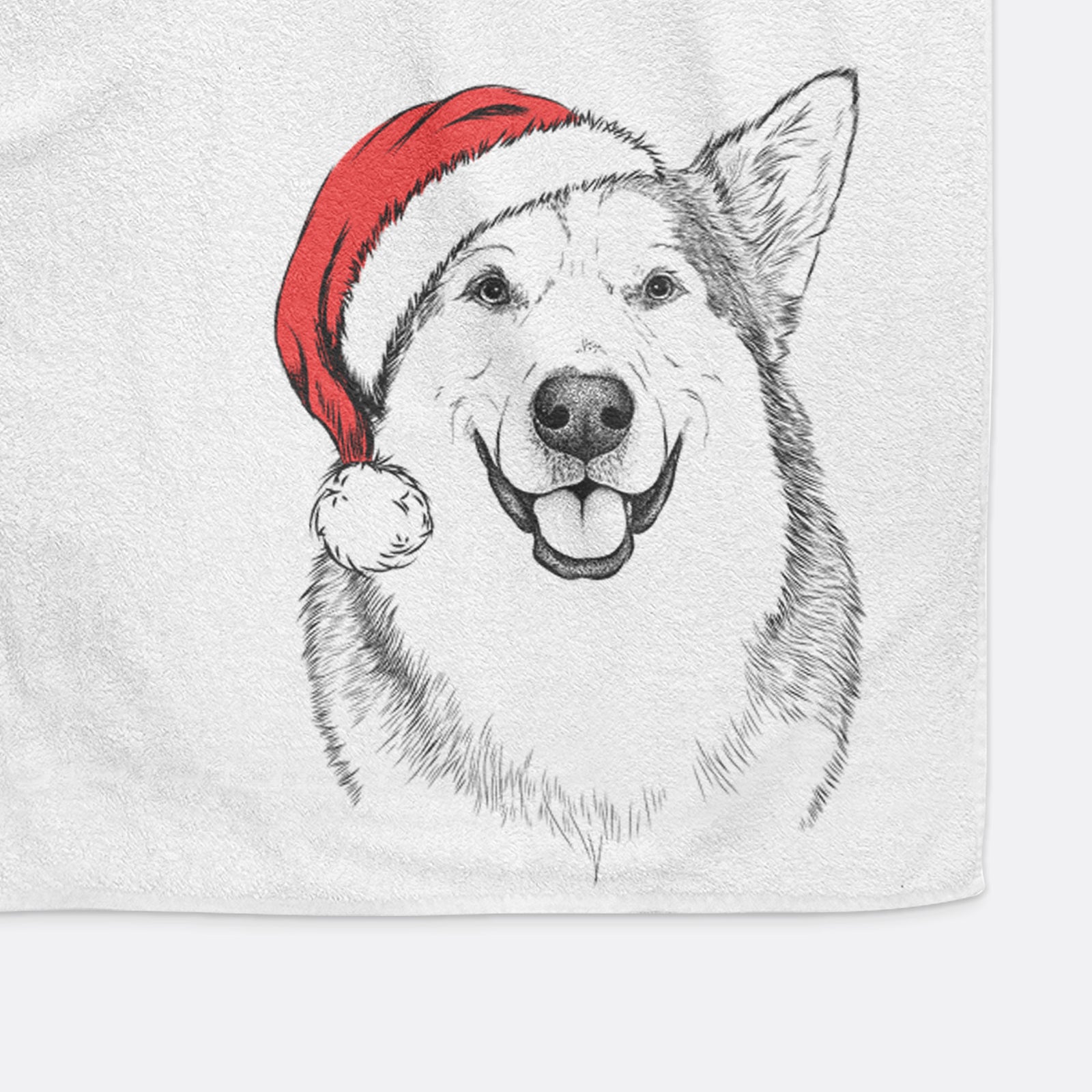 Vader the Alaskan Malamute Decorative Hand Towel