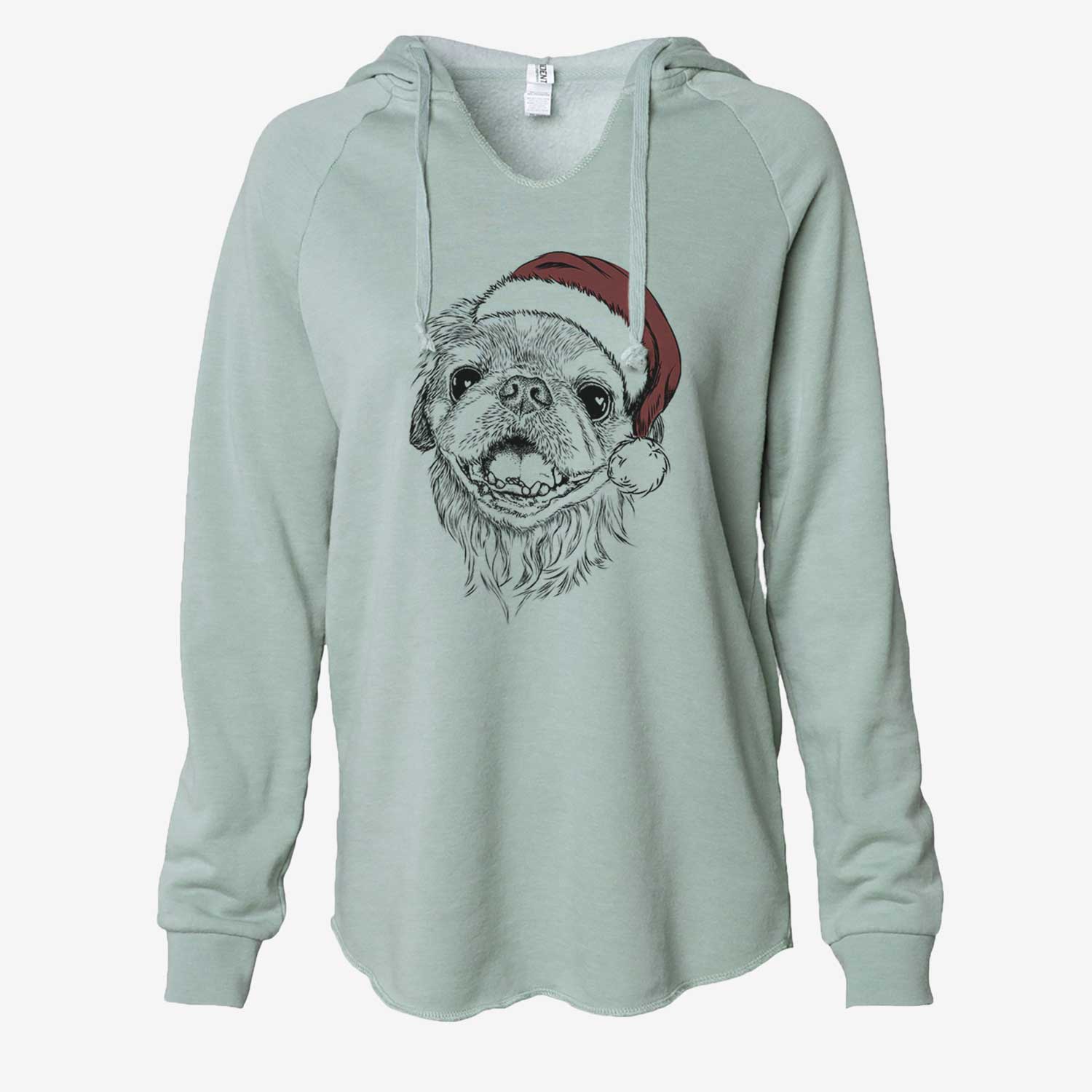 Wally the Pekingese - Cali Wave Hooded Sweatshirt