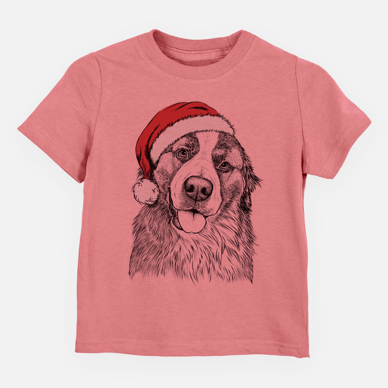 Santa Walter the Bernese Mountain Dog Mix - Kids/Youth/Toddler Shirt