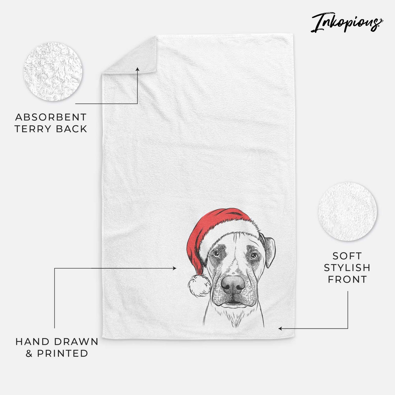 Waylon the Boxane Decorative Hand Towel