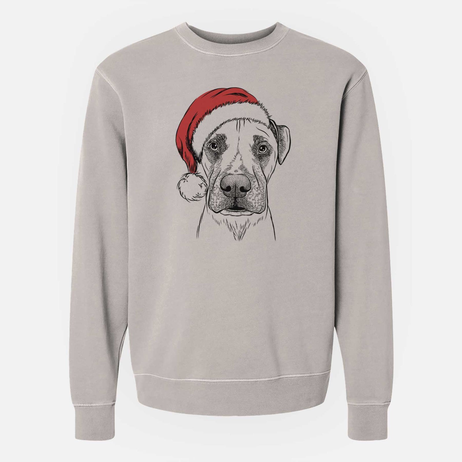 Santa Waylon the Boxane - Unisex Pigment Dyed Crew Sweatshirt