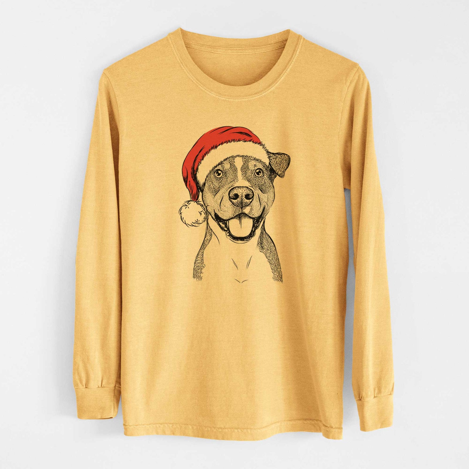 Santa Wendy the Mixed Breed - Heavyweight 100% Cotton Long Sleeve