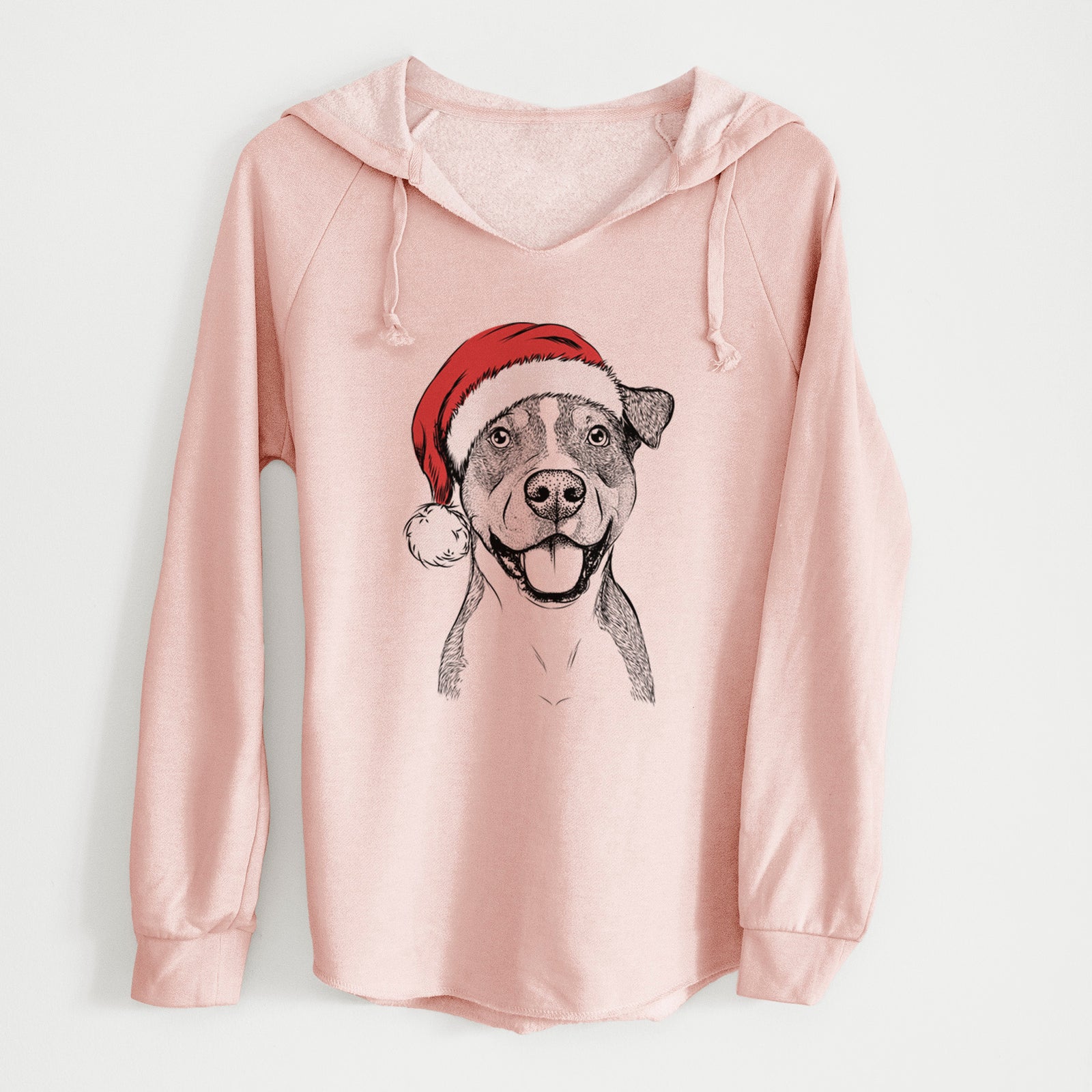 Santa Wendy the Mixed Breed - Cali Wave Hooded Sweatshirt