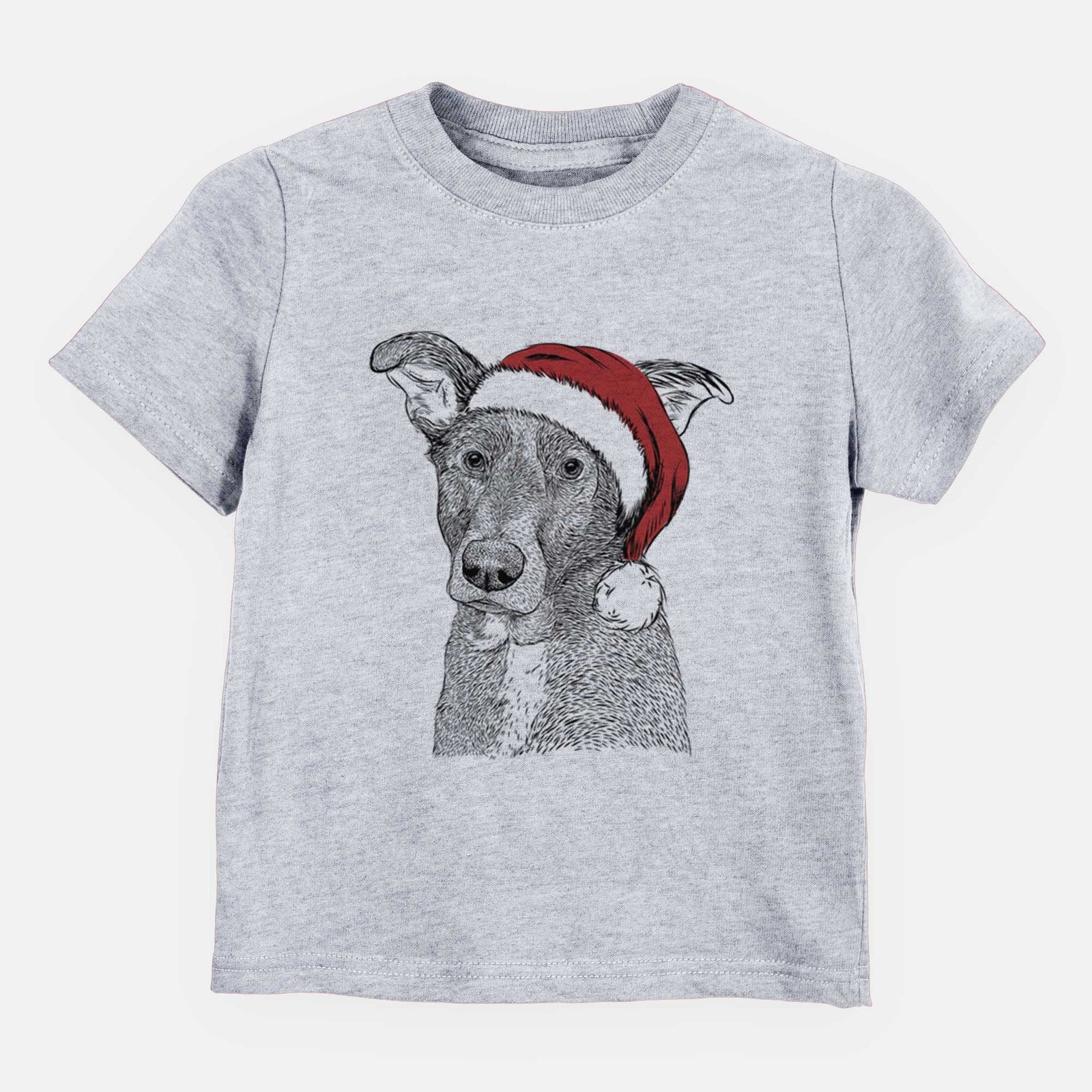 Santa Wilbur the Shepherd Mix - Kids/Youth/Toddler Shirt