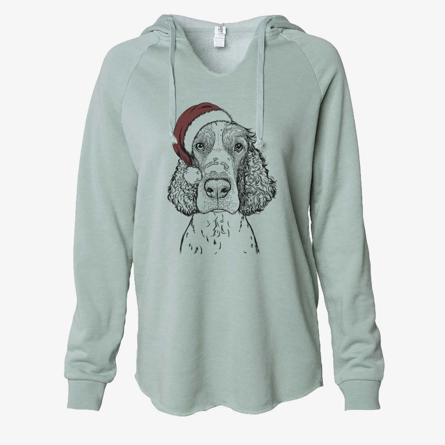 Wilbur the English Springer Spaniel - Cali Wave Hooded Sweatshirt