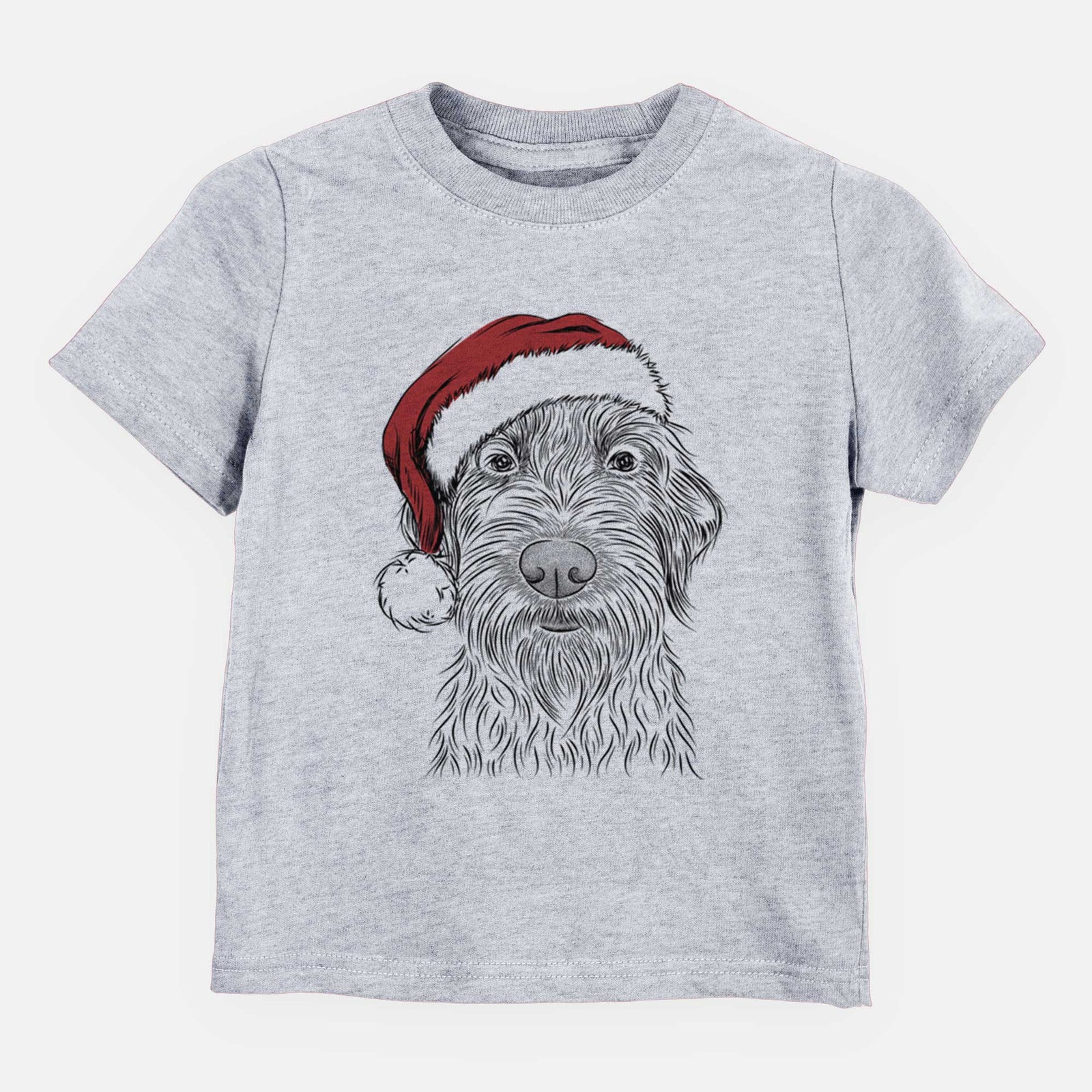 Santa Wilkins the Wirehaired Pointing Griffon - Kids/Youth/Toddler Shirt