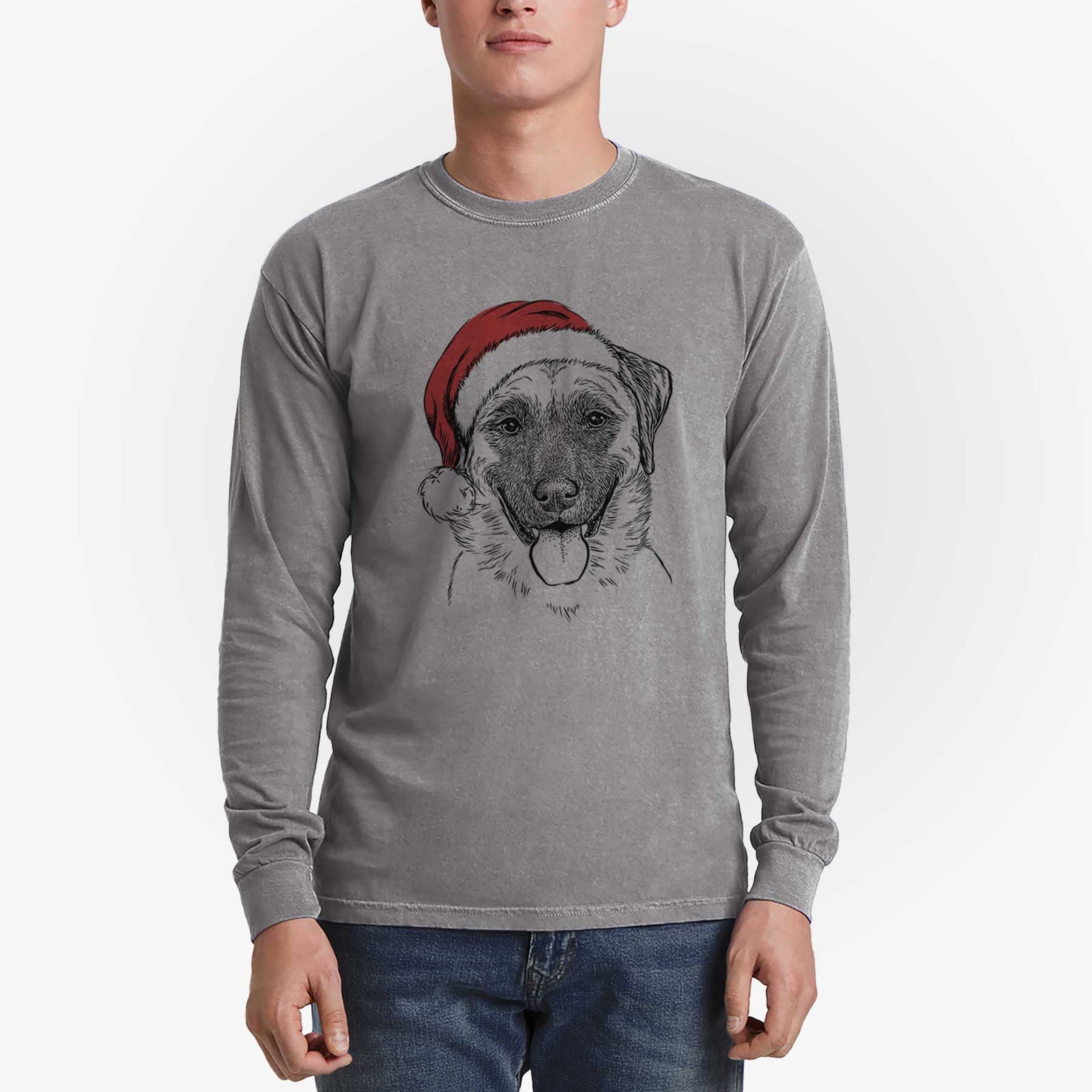 Santa Willow the Anatolian Shepherd - Heavyweight 100% Cotton Long Sleeve
