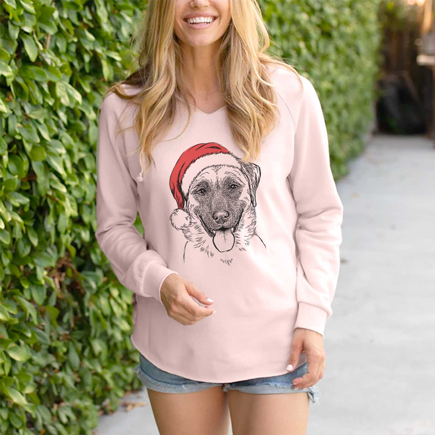 Santa Willow the Anatolian Shepherd - Cali Wave Hooded Sweatshirt