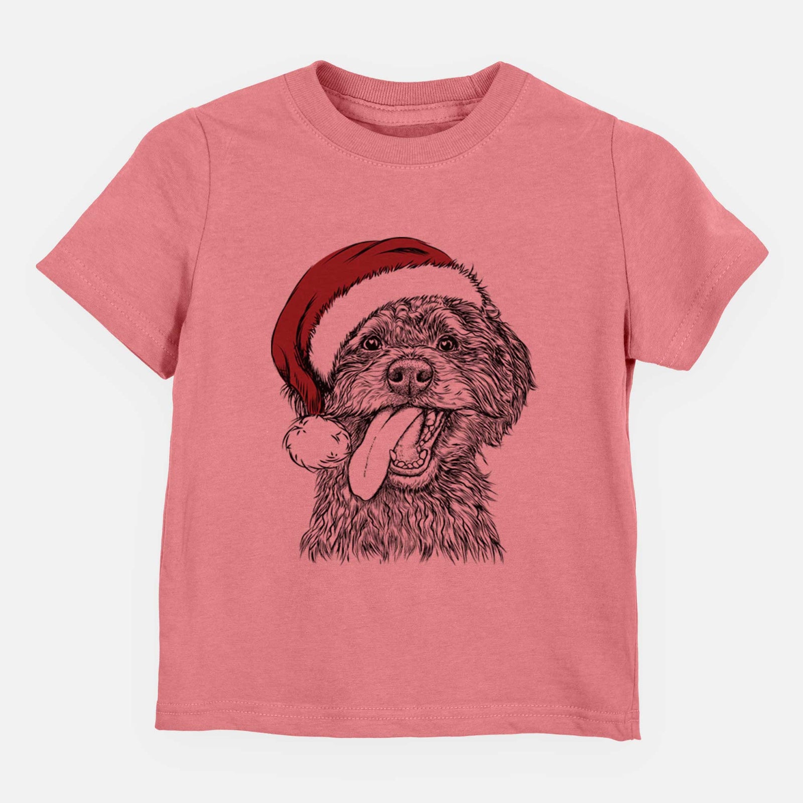 Santa Winnie the Mini Aussidoodle - Kids/Youth/Toddler Shirt