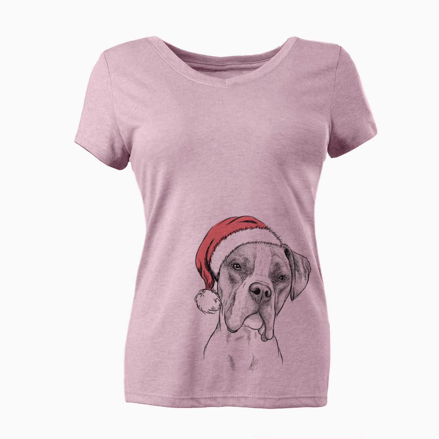 Winston the Boxer - Women's V-neck Shirt