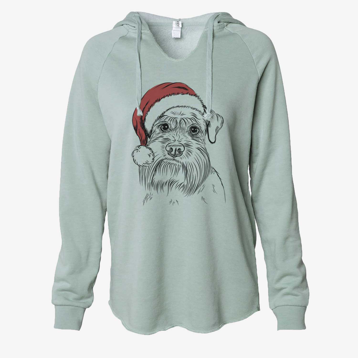 Wrigley the Schnauzer - Cali Wave Hooded Sweatshirt