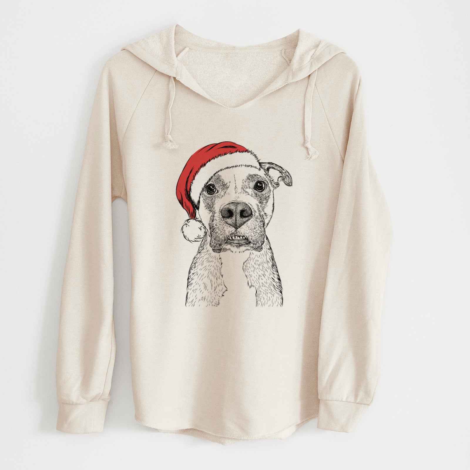 Santa Xena the Mixed Breed - Cali Wave Hooded Sweatshirt