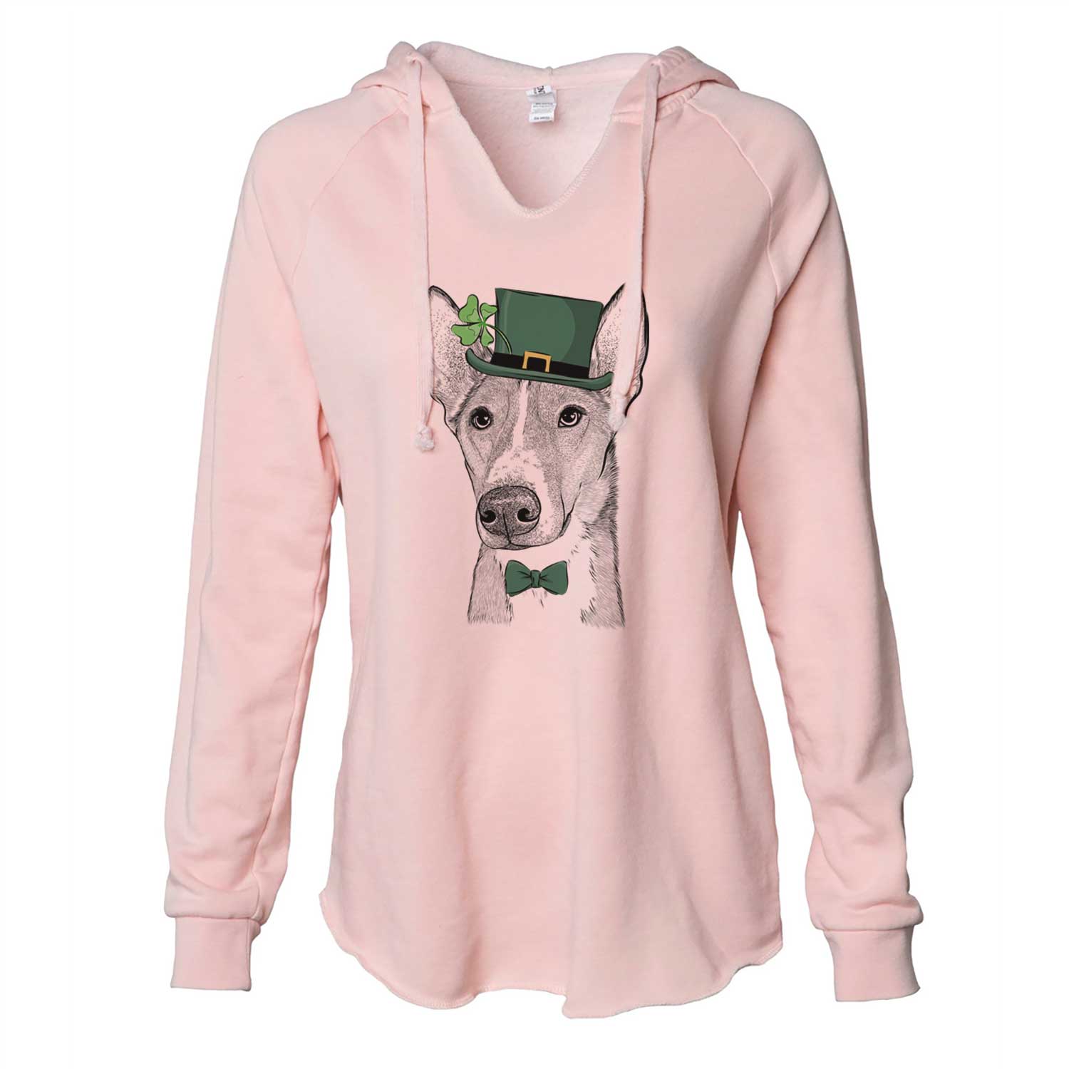 St. Patrick's Anubis the Alaskan Husky - Cali Wave Hooded Sweatshirt