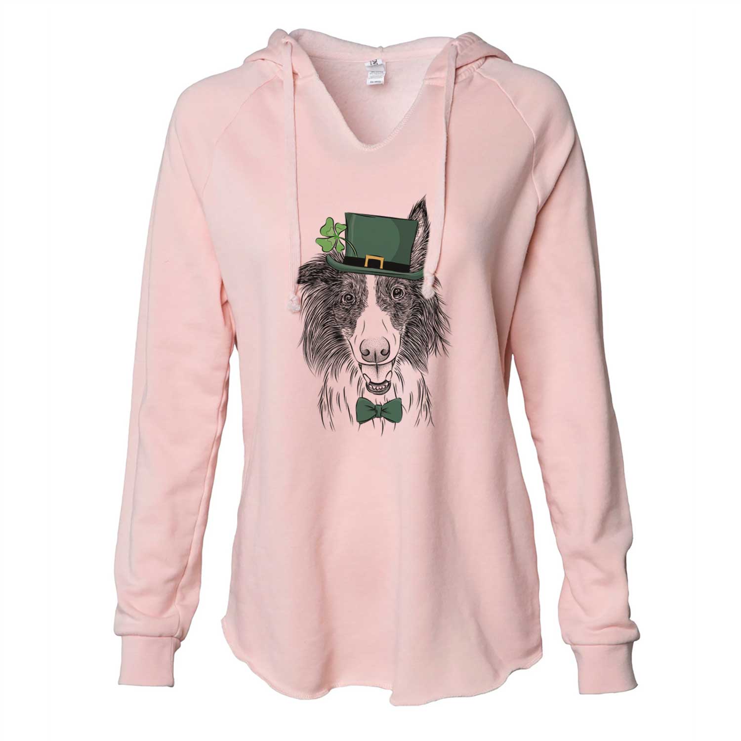 St. Patrick's Archie the Silken Windhound - Cali Wave Hooded Sweatshirt